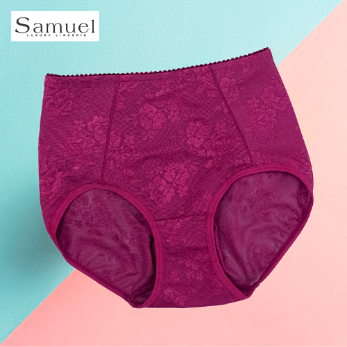 【Penta】Samuel Quần Gen Ôm Bụng họa tiết hoa hồng siêu co giãn, giúp thon bụng ( Màu Nho )