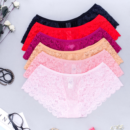 Quần lót nữ Đài Loan Samuel Trape ren cao cấp màu Hồng Nhạt