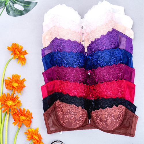 【BELLA】Samuel Áo ngực không dây cài trước chống tuột cao cấp ( Nho )