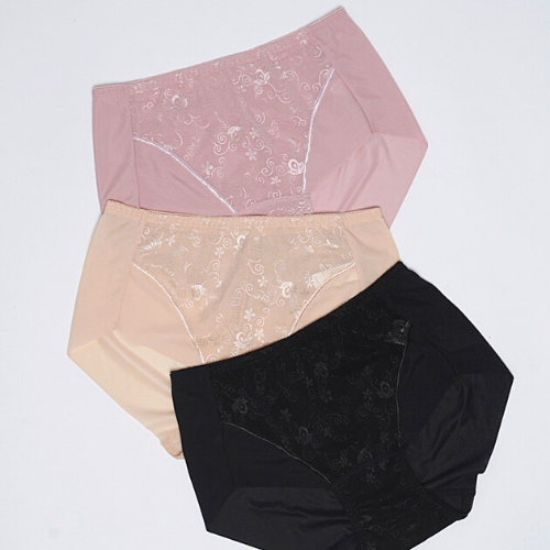 【 TUBE 】Samuel Quần lót nữ Đài Loan thun lạnh thêu Ren siêu co dãn, siêu bền ( màu da )