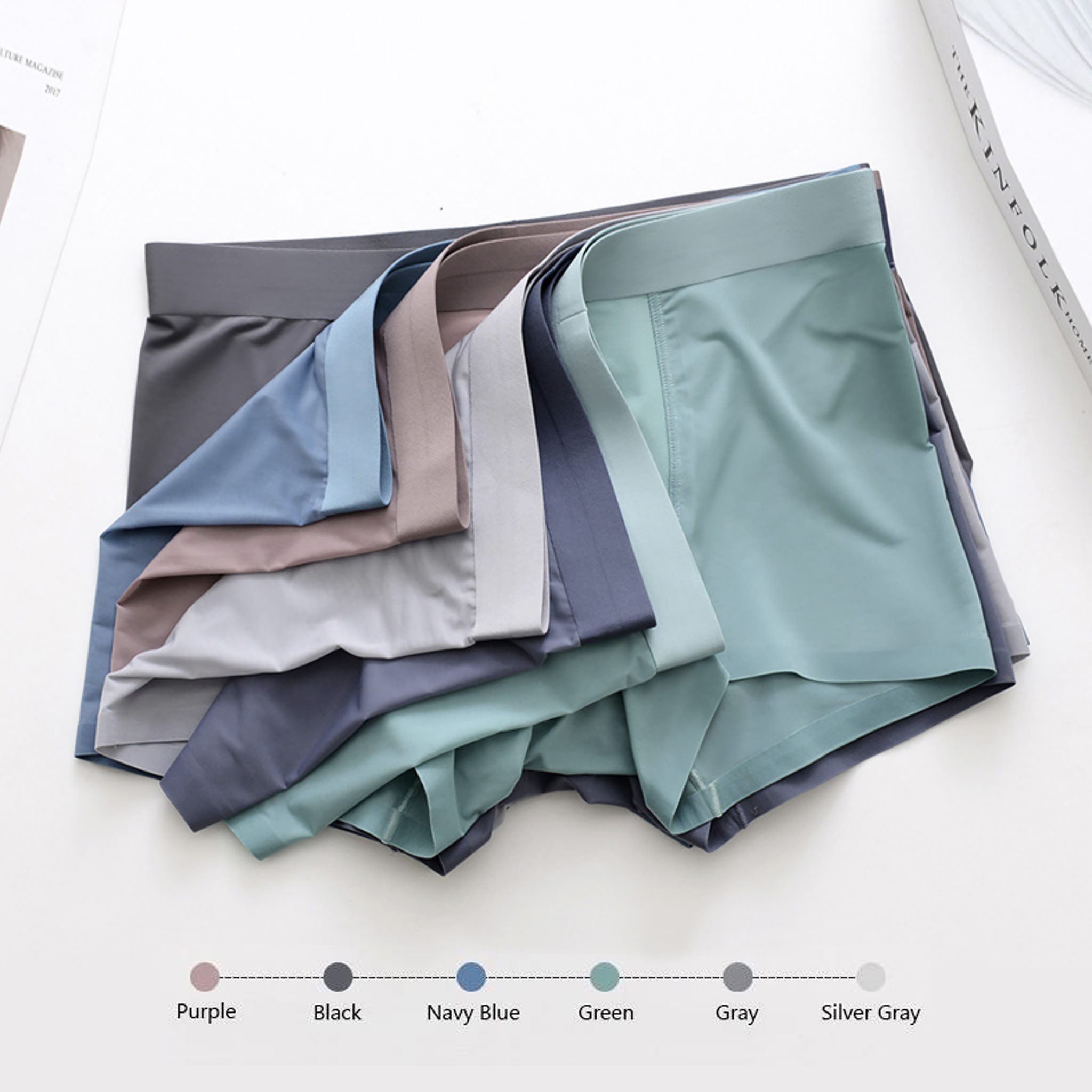 Quần Lót Nam Tencel Màu Xanh Đậm