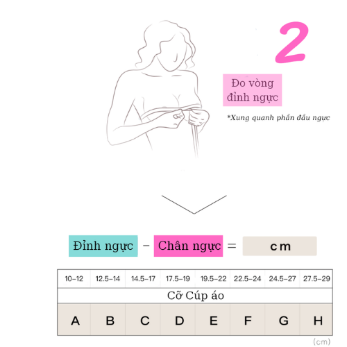 Miếng dán ngực có gọng, có đệm mút nâng đỡ vòng 1