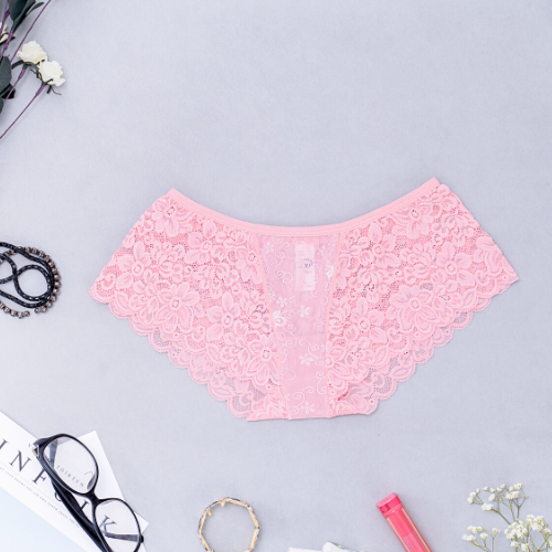 Quần lót nữ Đài Loan Samuel Trape ren cao cấp màu Hồng Đậm