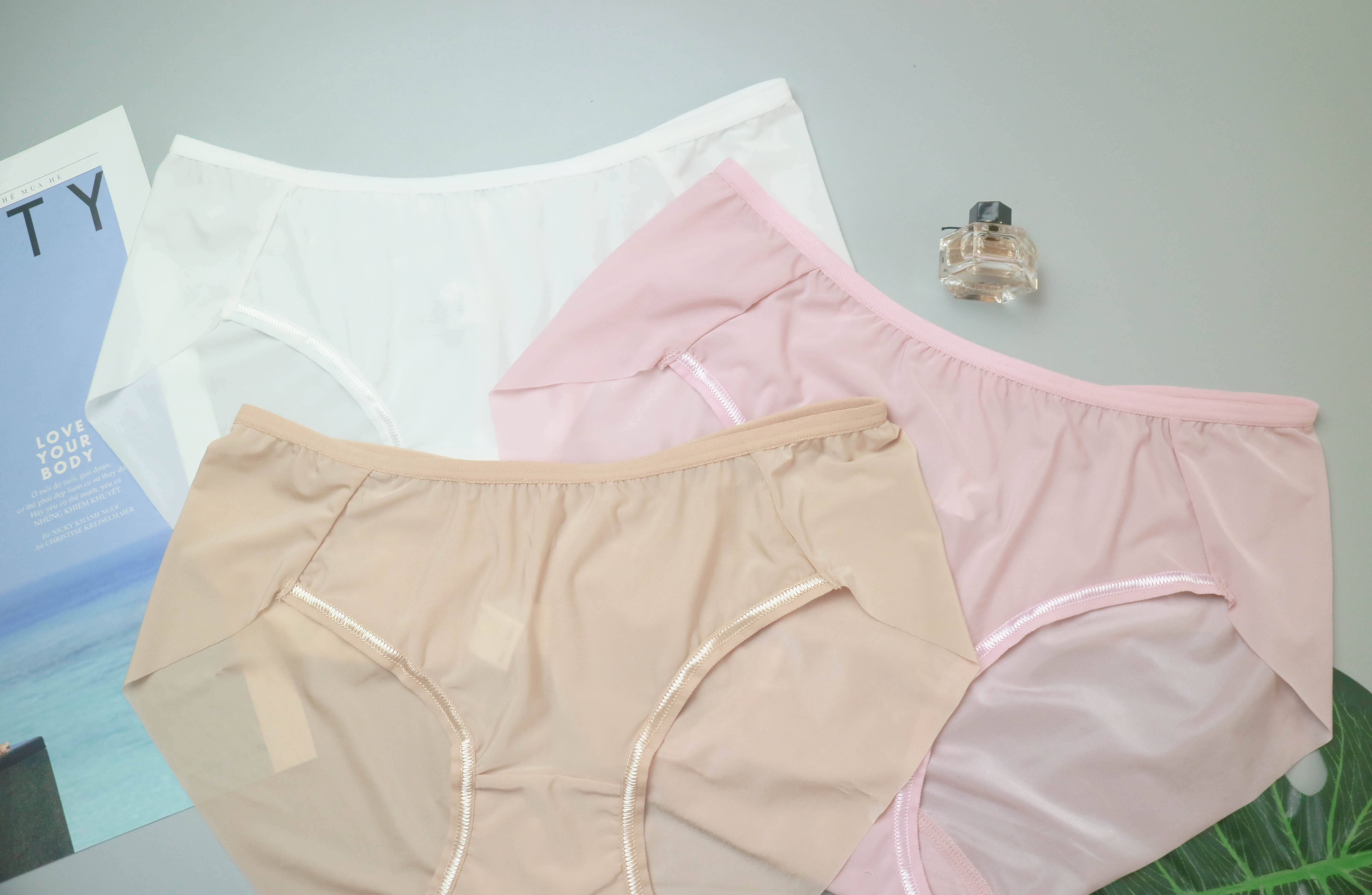 【SILKY】Samuel Quần lót nữ Đài Loan thun lạnh cao cấp ( màu da )