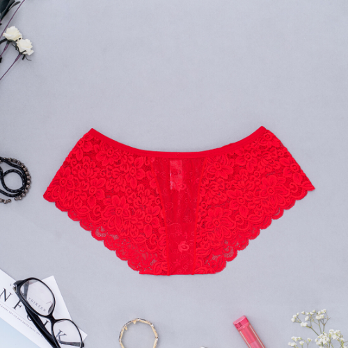 Quần lót nữ Đài Loan Samuel Trape ren cao cấp màu Đỏ