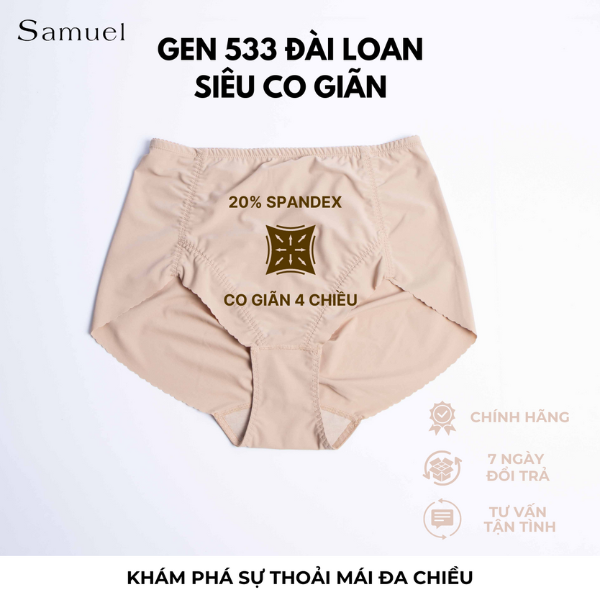 Quần Gen Su Đài Loan 533 Lưng Cao Ngang Rốn Ôm bụng dưới rốn săn mông định hình body
