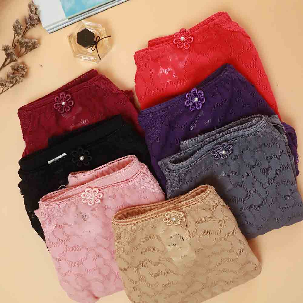 【SUKA】Samuel Quần lót nữ Đài Loan Ren thêu cao cấp [ Màu Da ]