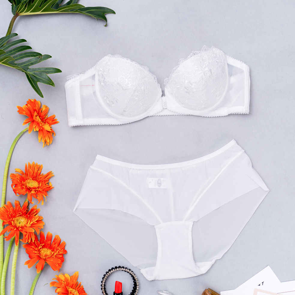 【BELLA】Samuel Áo ngực không dây cài trước chống tuột cao cấp ( Trắng )