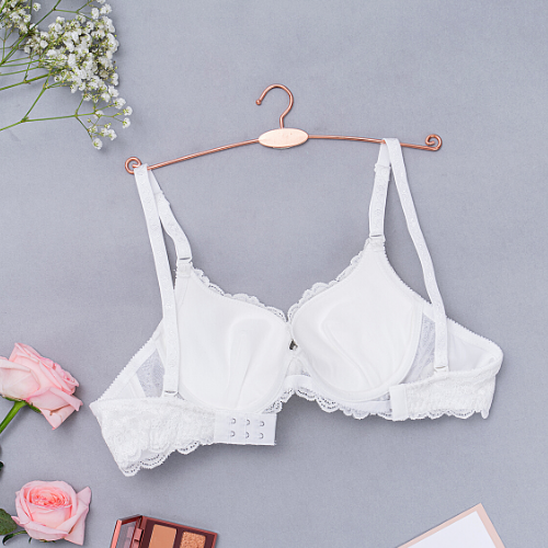 Áo ngực Đài Loan Rose Ren Nguyên Ngực Lót Vải LYCRA®