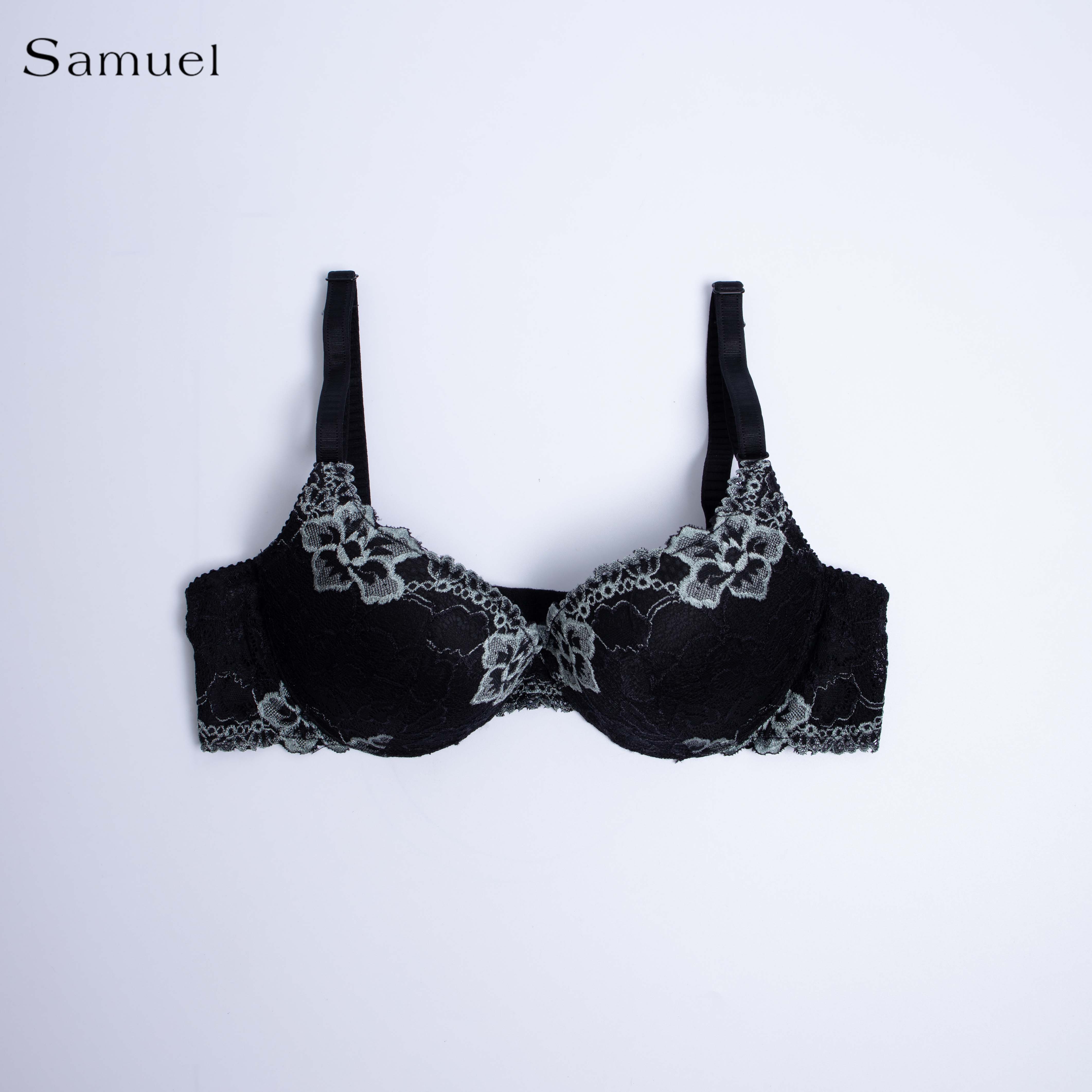 【 Reno】 Áo ngực Đài Loan Samuel Mút NanoBon Nguyên Ngực Siêu Nâng ( Màu Đen )