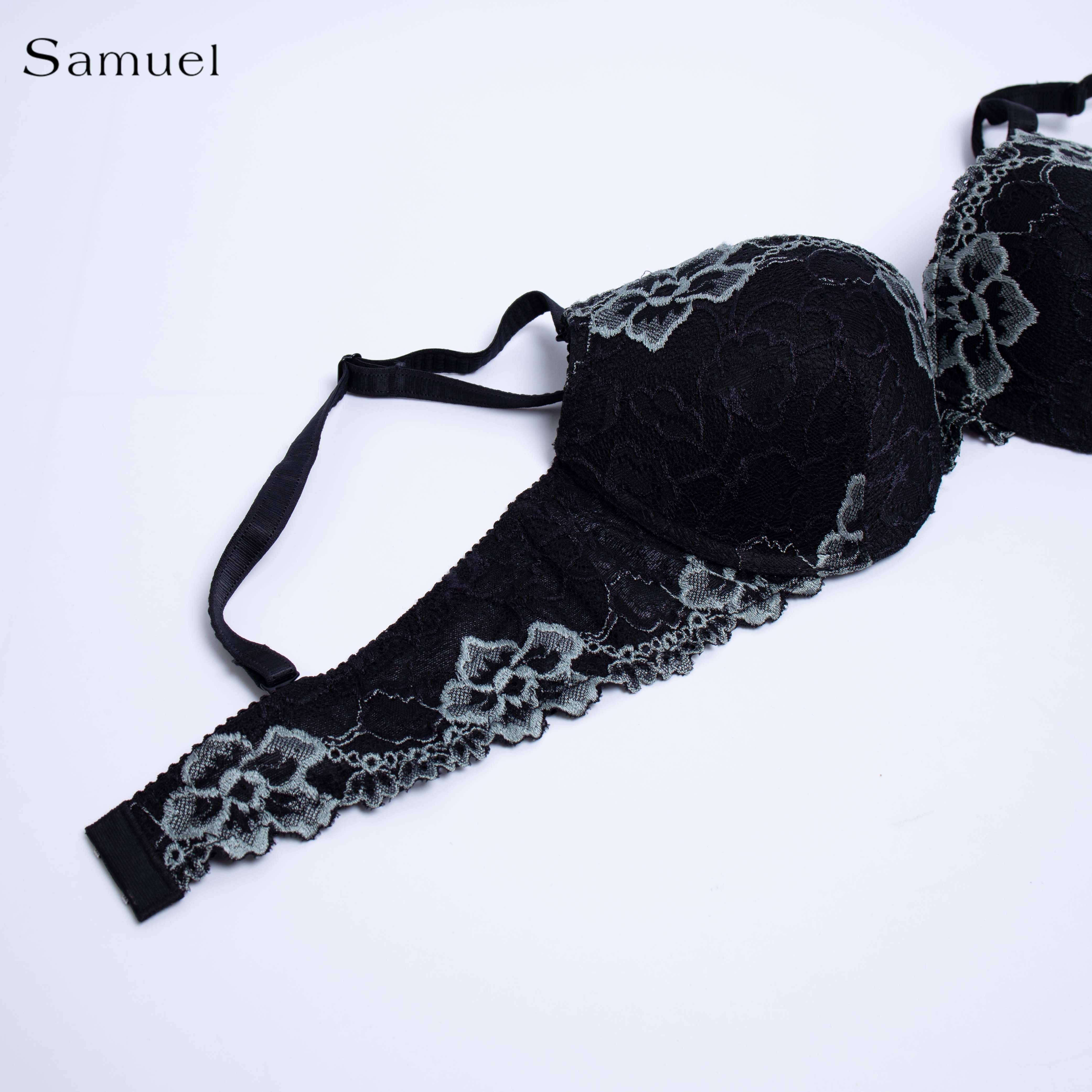 【 Reno】 Áo ngực Đài Loan Samuel Mút NanoBon Nguyên Ngực Siêu Nâng ( Màu Đen )