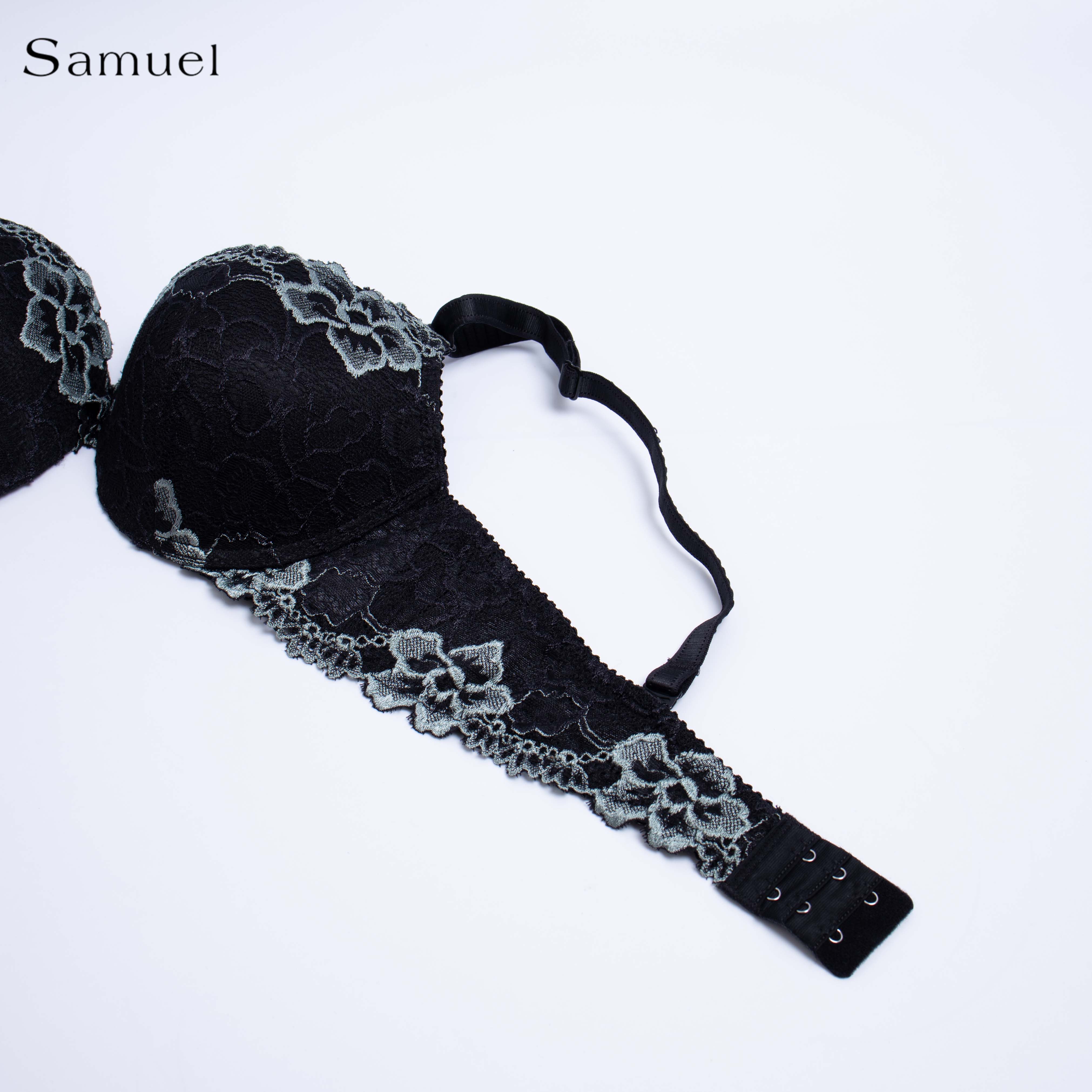 【 Reno】 Áo ngực Đài Loan Samuel Mút NanoBon Nguyên Ngực Siêu Nâng ( Màu Đen )