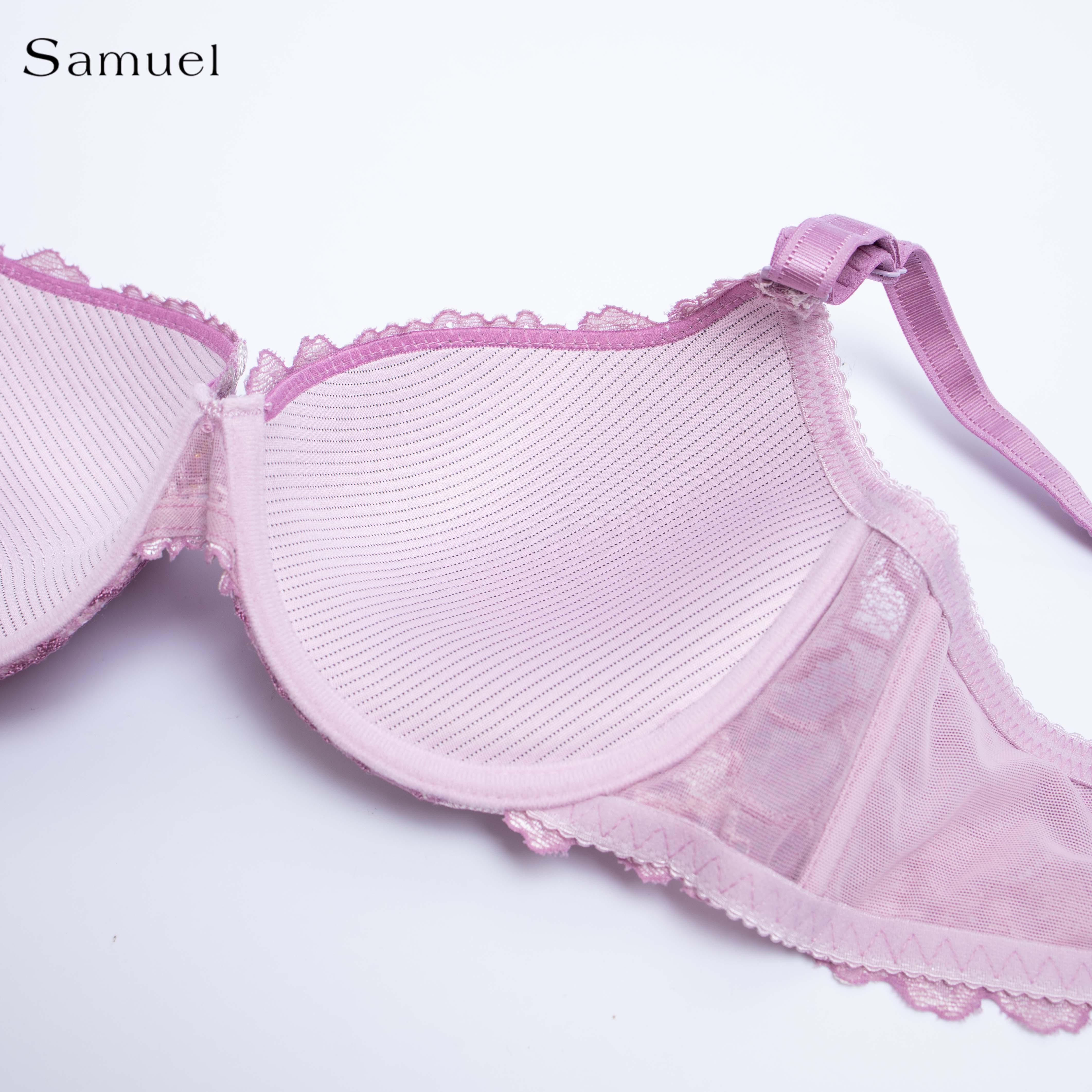 【 Reno】 Áo ngực Đài Loan Samuel Mút NanoBon Nguyên Ngực Siêu Nâng ( Màu Hồng )