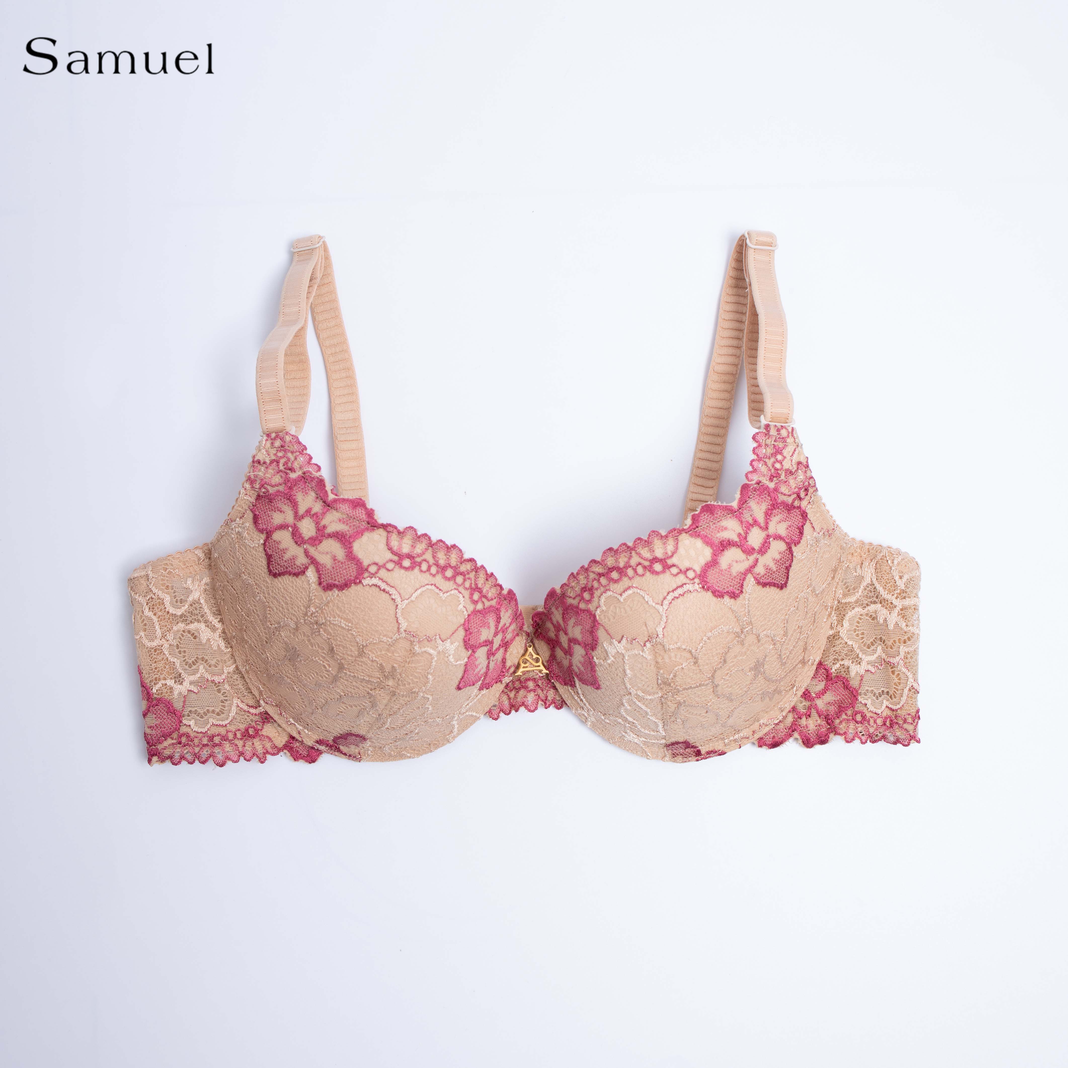 【 Reno】 Áo ngực Đài Loan Samuel Mút NanoBon Nguyên Ngực Siêu Nâng ( Màu Da Đậm )