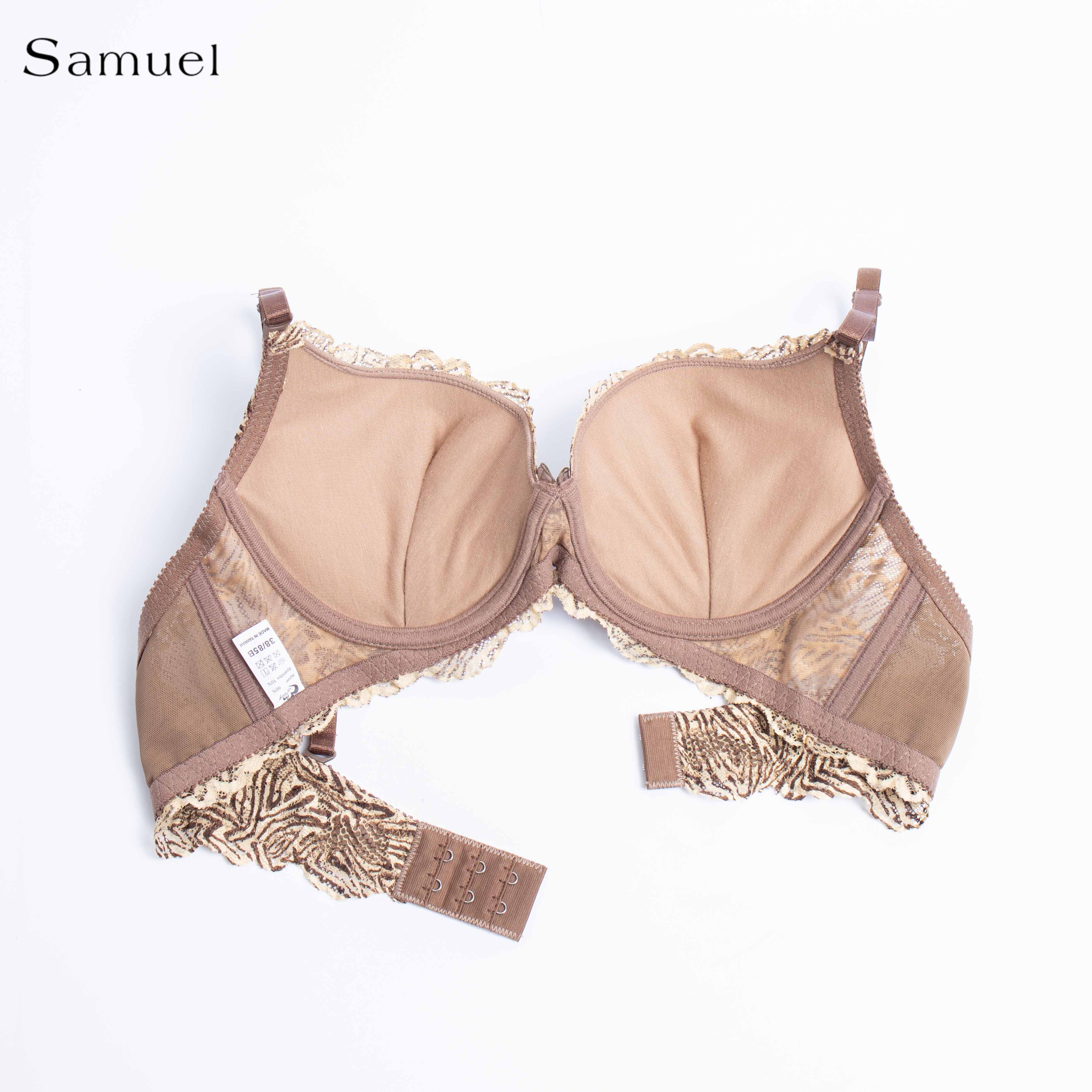 Áo ngực Đài Loan Samuel Zera Da Báo Mút vừa Cá Tính Lót Vải Tactel