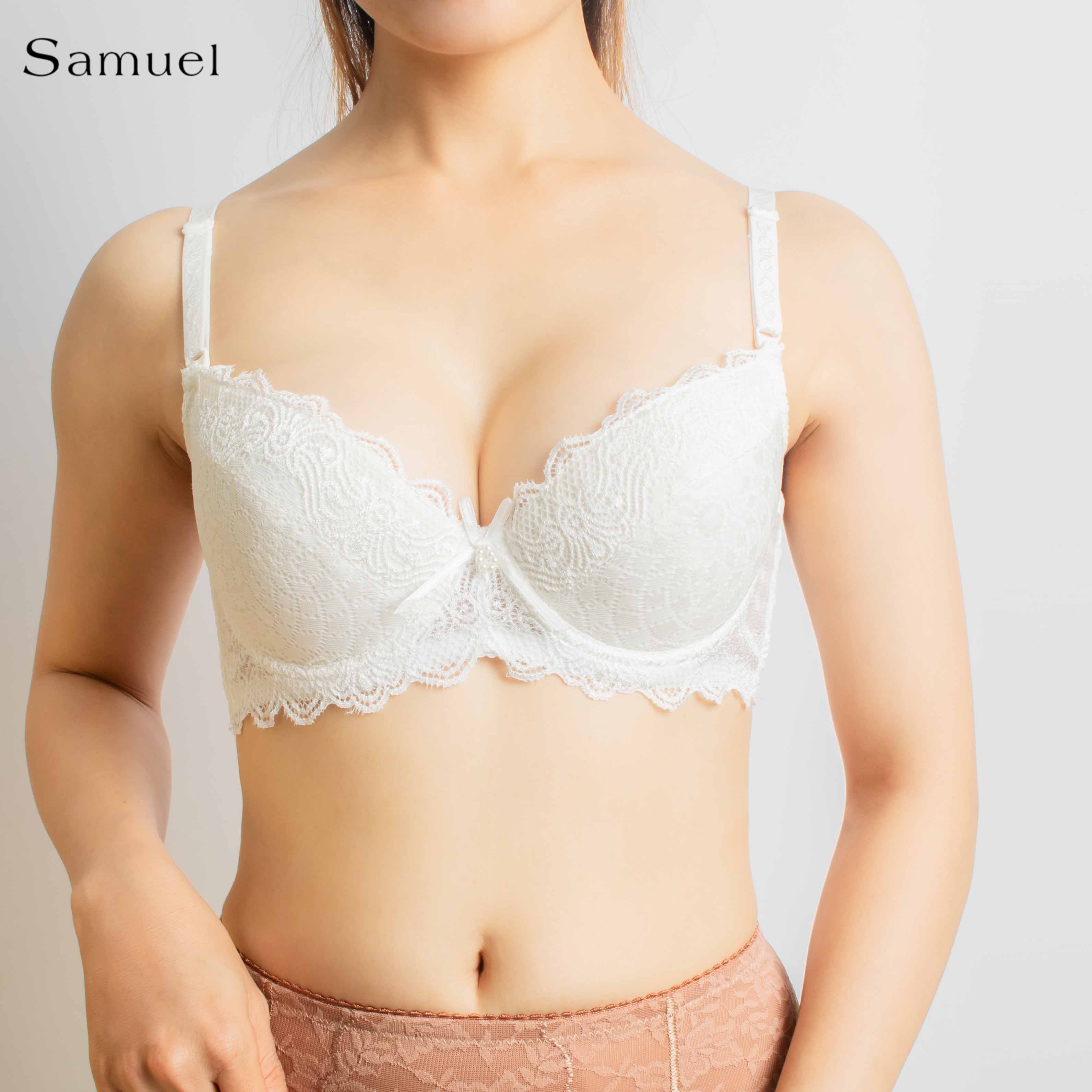 Áo ngực Eda Đài Loan Mút Mỏng Nguyên Ngực 2 Móc Cài