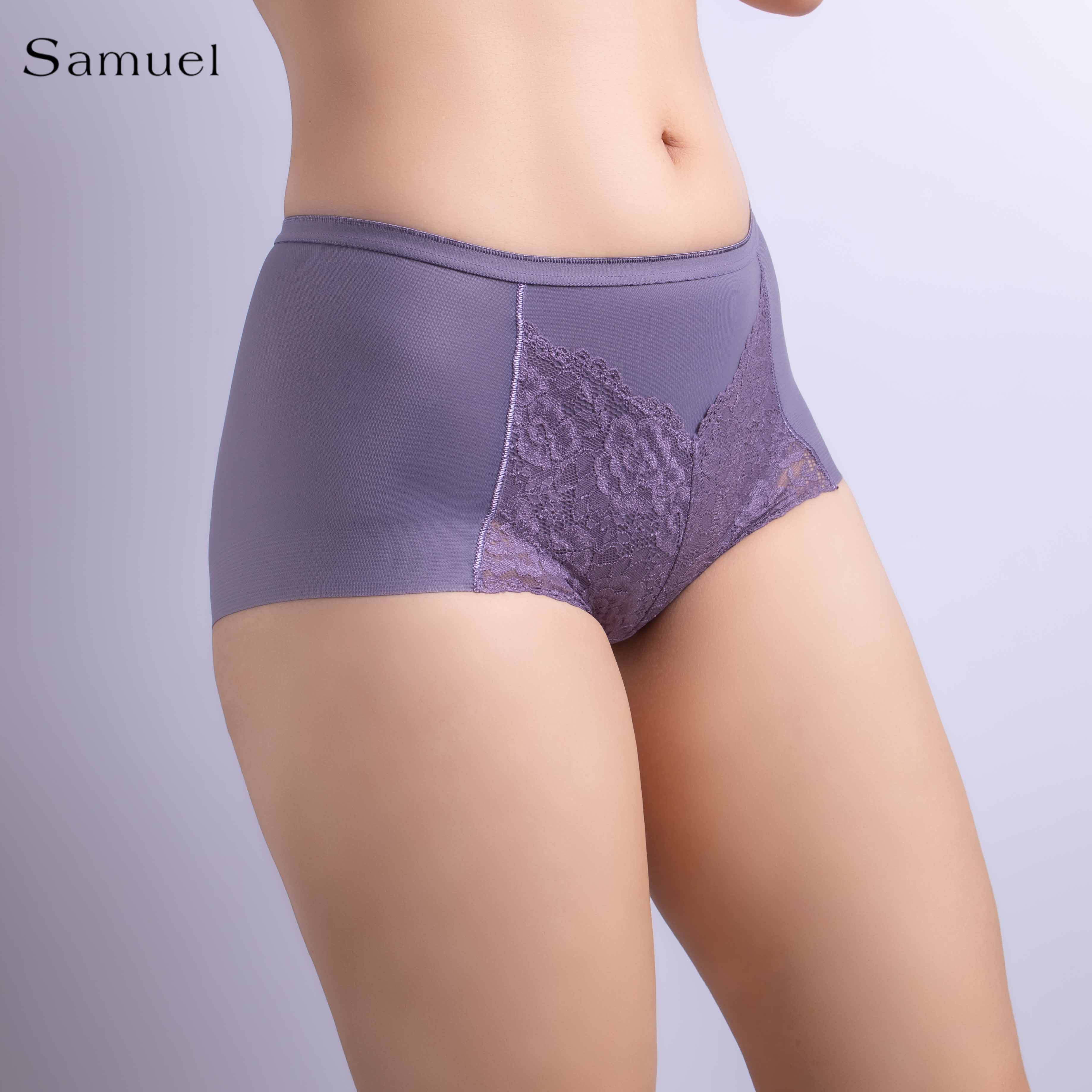 Samuel Jisoo - Quần Lót Đài Loan Cao Cấp Lưng Cao Phối Ren