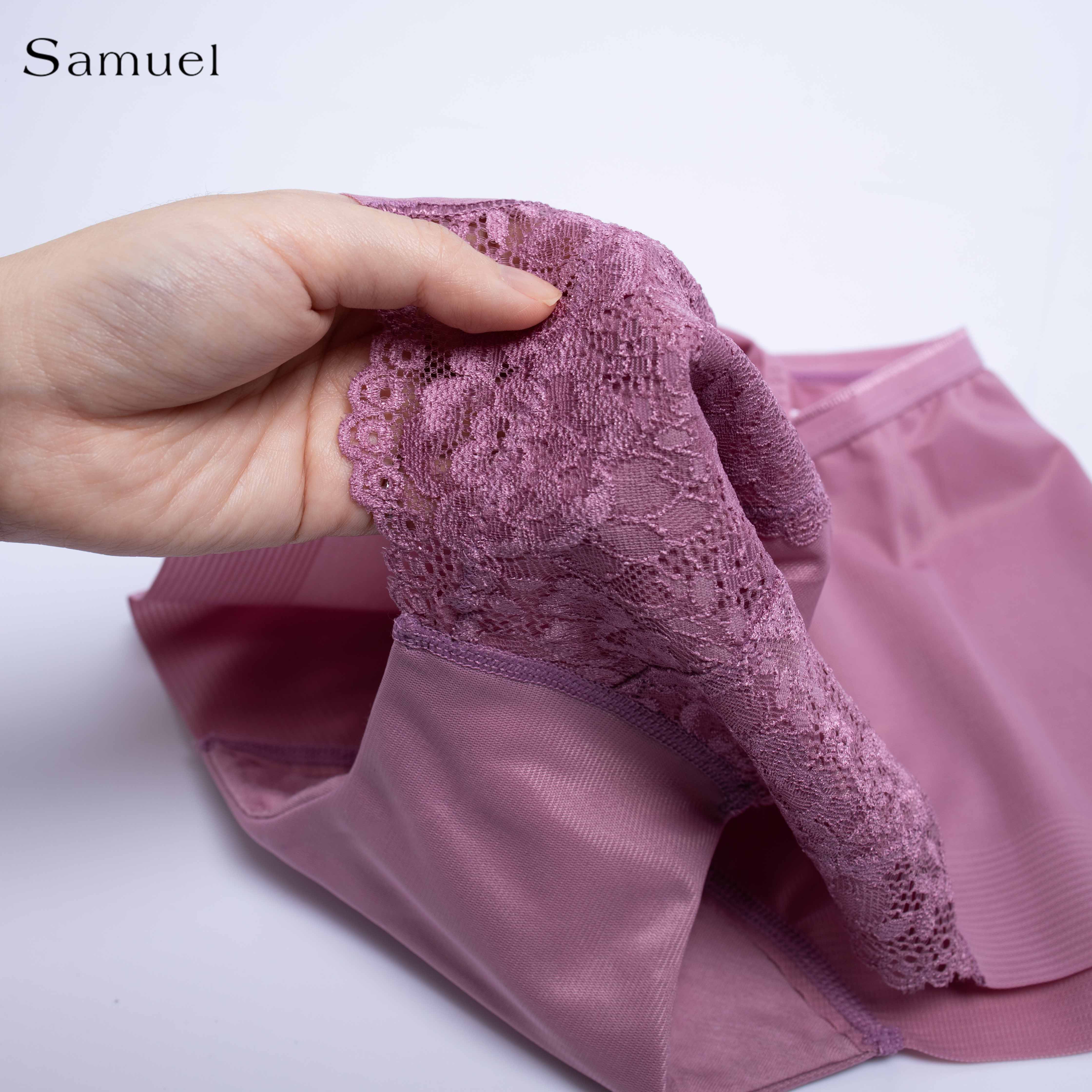 Samuel Jisoo - Quần Lót Đài Loan Cao Cấp Lưng Cao Phối Ren