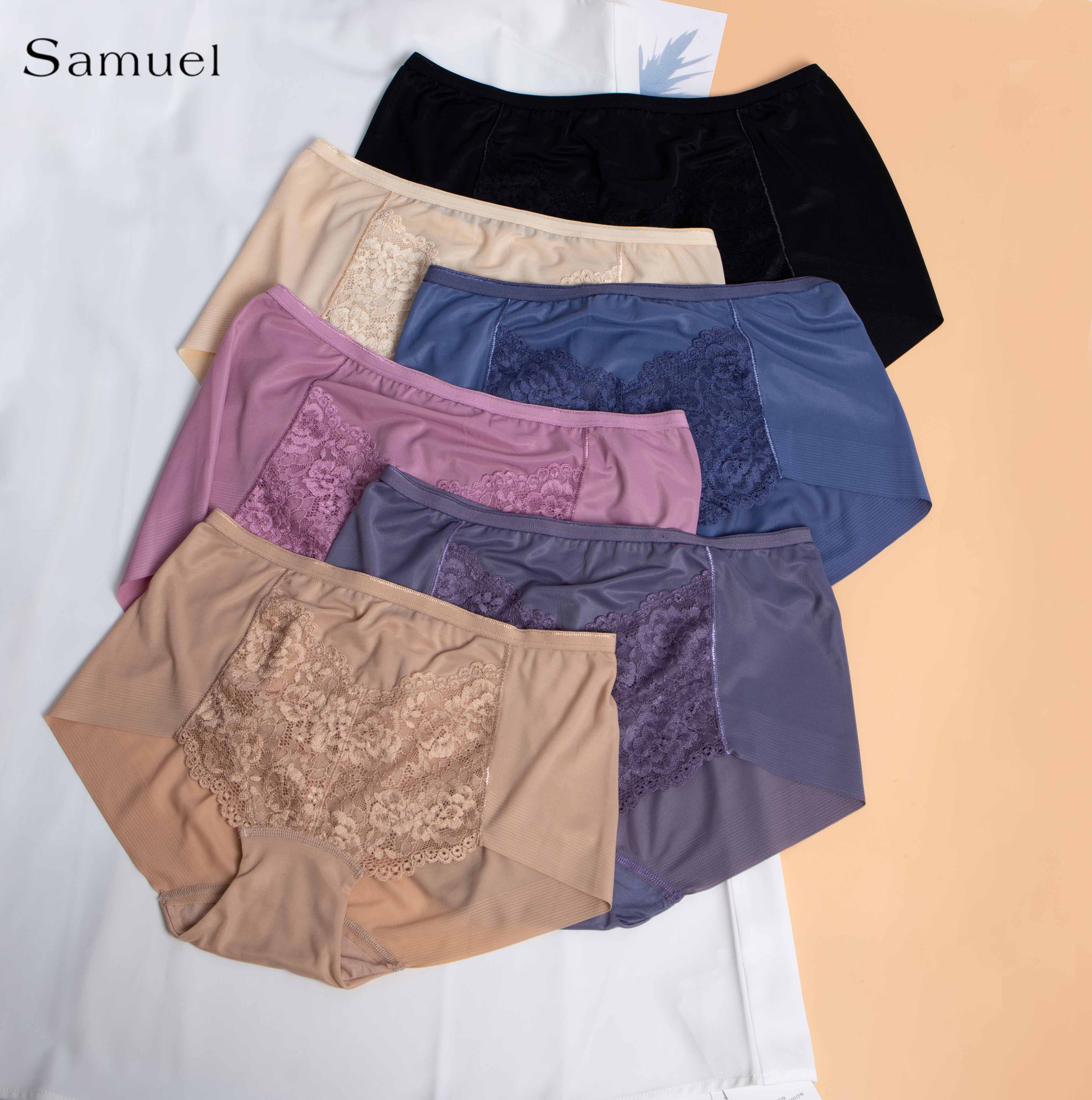 Samuel Jisoo - Quần Lót Đài Loan Cao Cấp Lưng Cao Phối Ren