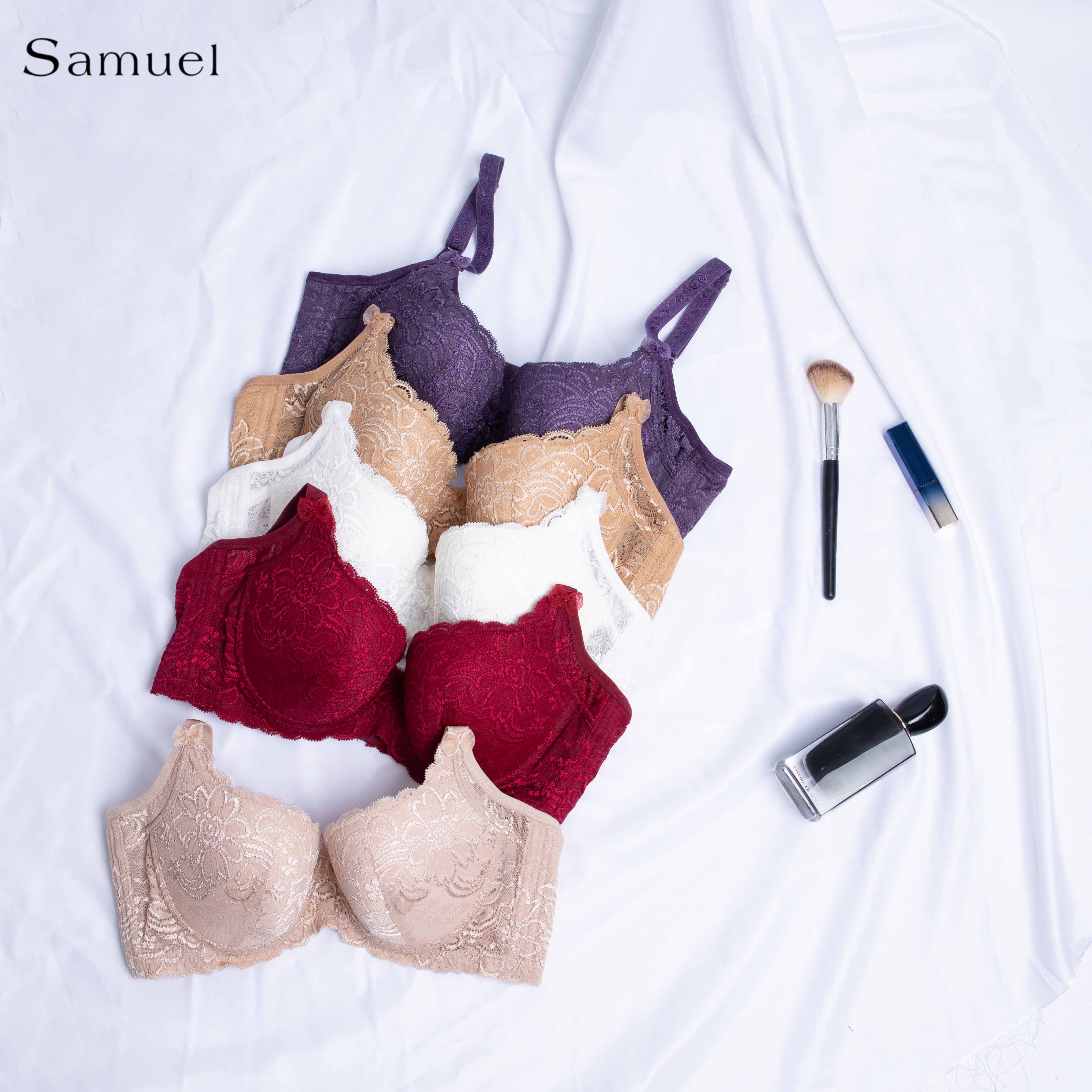 Áo Ngực Đài Loan 5792-3 Ren Mút Mỏng Nguyên Ngực dây liền Bảng lưng lớn ôm gọn chuyên bra ngực lớn và hông có nhiều thịt