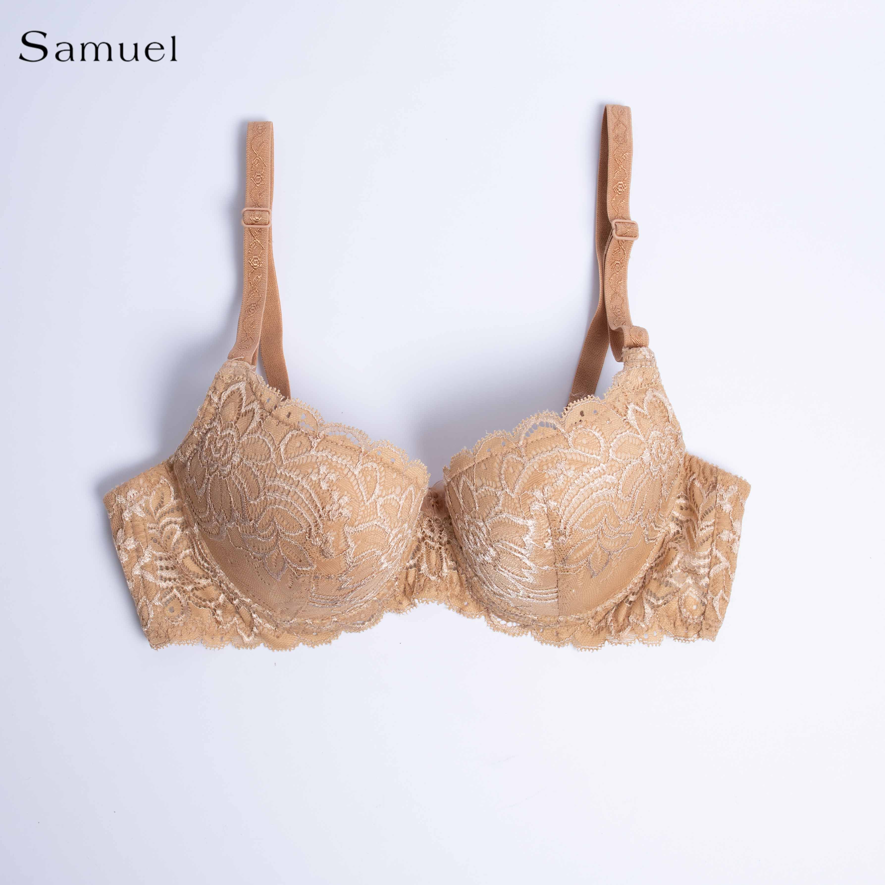 Áo ngực Đài Loan 5792-1 Mút Mỏng Bảng Lưng Nhỏ Cao su Ép Cao Cấp Siêu Mềm Nguyên Ngực