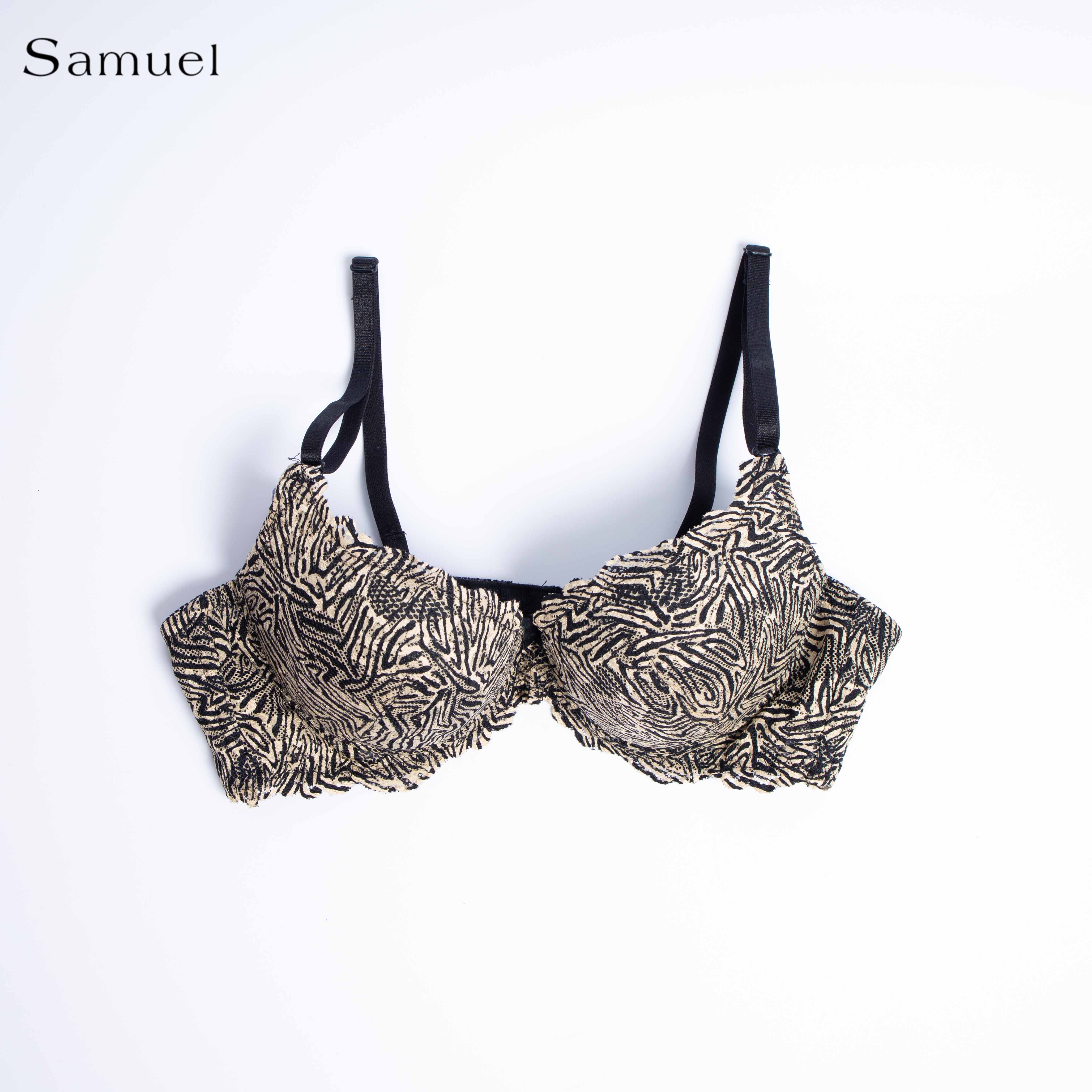 Áo ngực Đài Loan Samuel Zera Da Báo Mút vừa Cá Tính Lót Vải Tactel