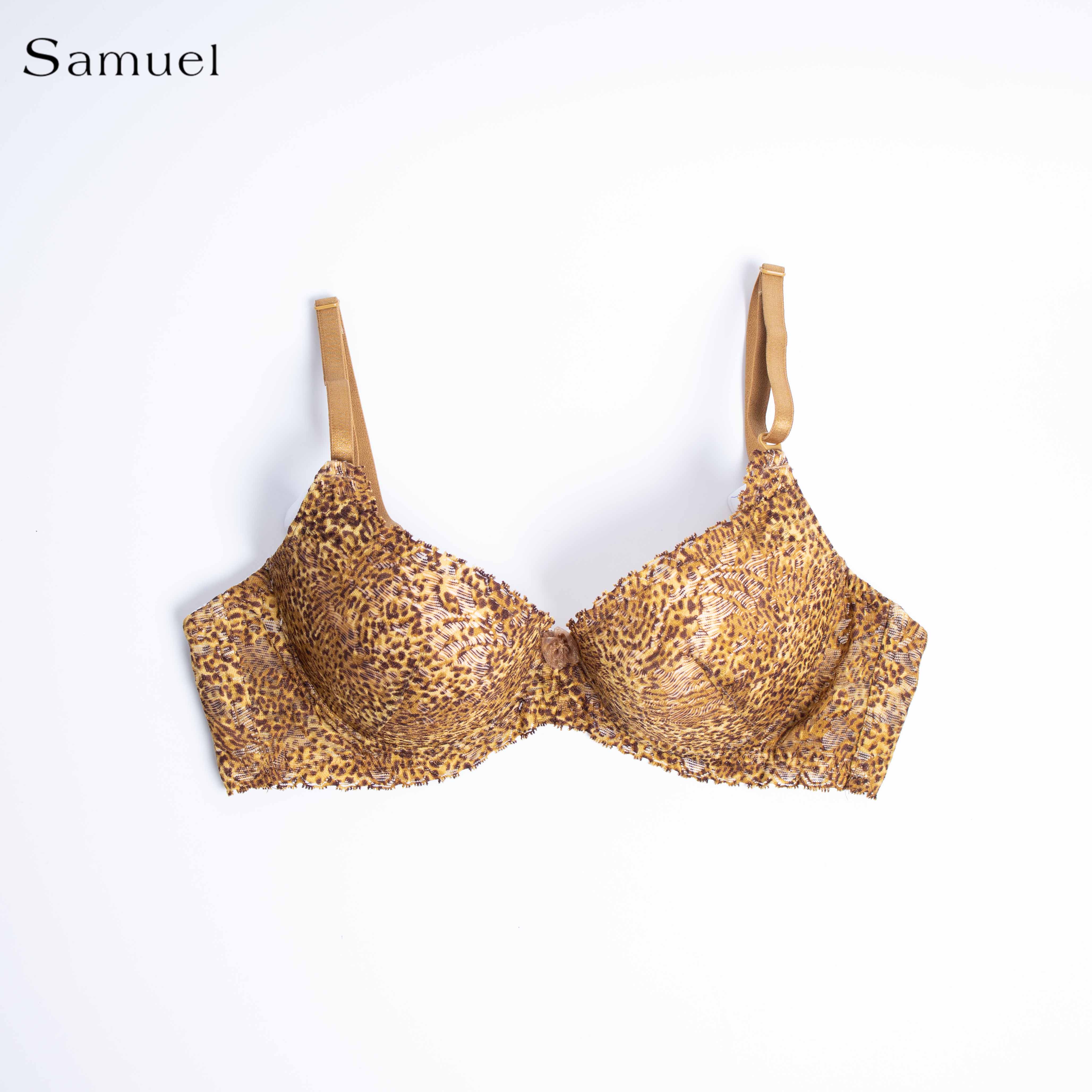 Áo ngực Đài Loan Samuel Zera Da Báo Mút vừa Cá Tính Lót Vải Tactel