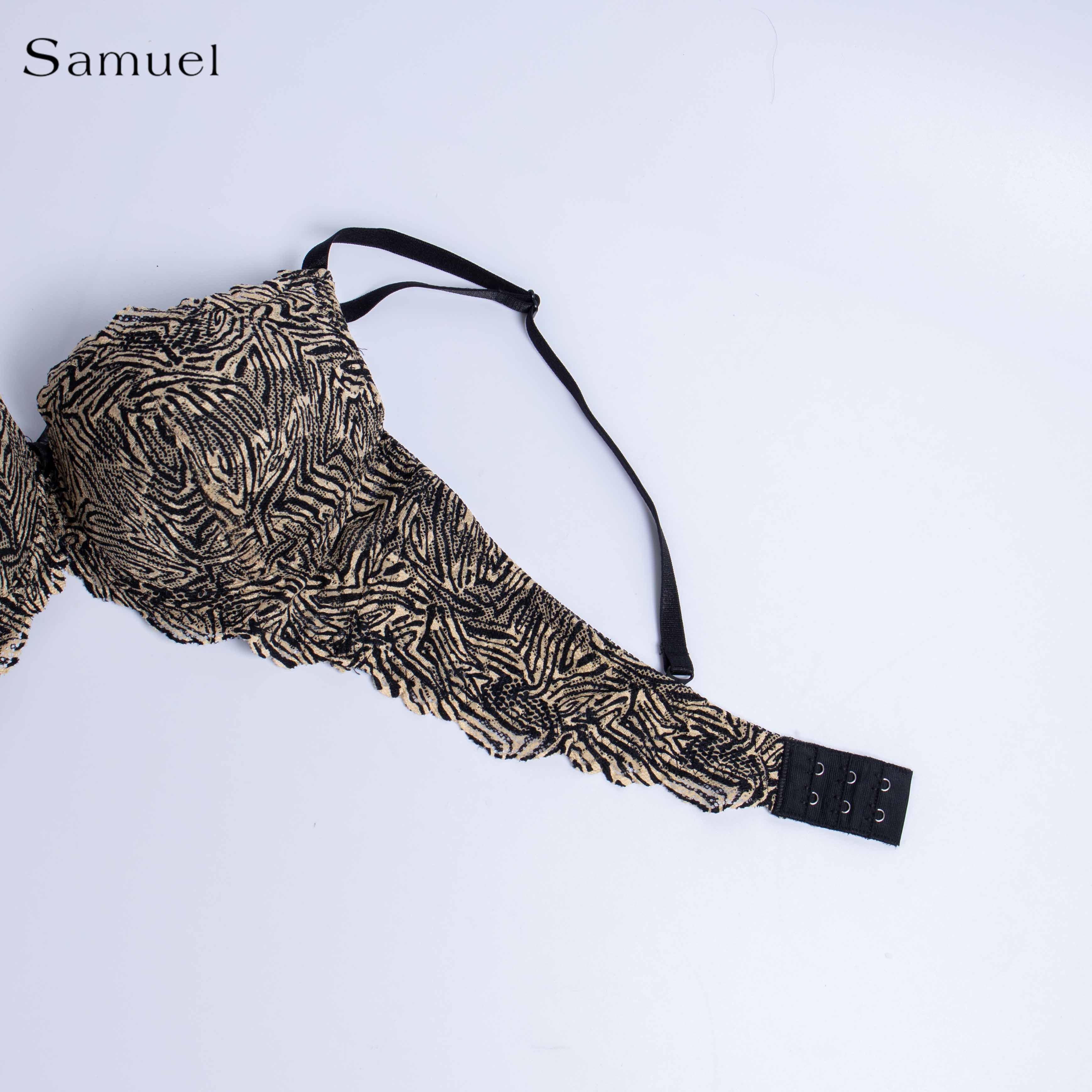 Áo ngực Đài Loan Samuel Zera Da Báo Mút vừa Cá Tính Lót Vải Tactel