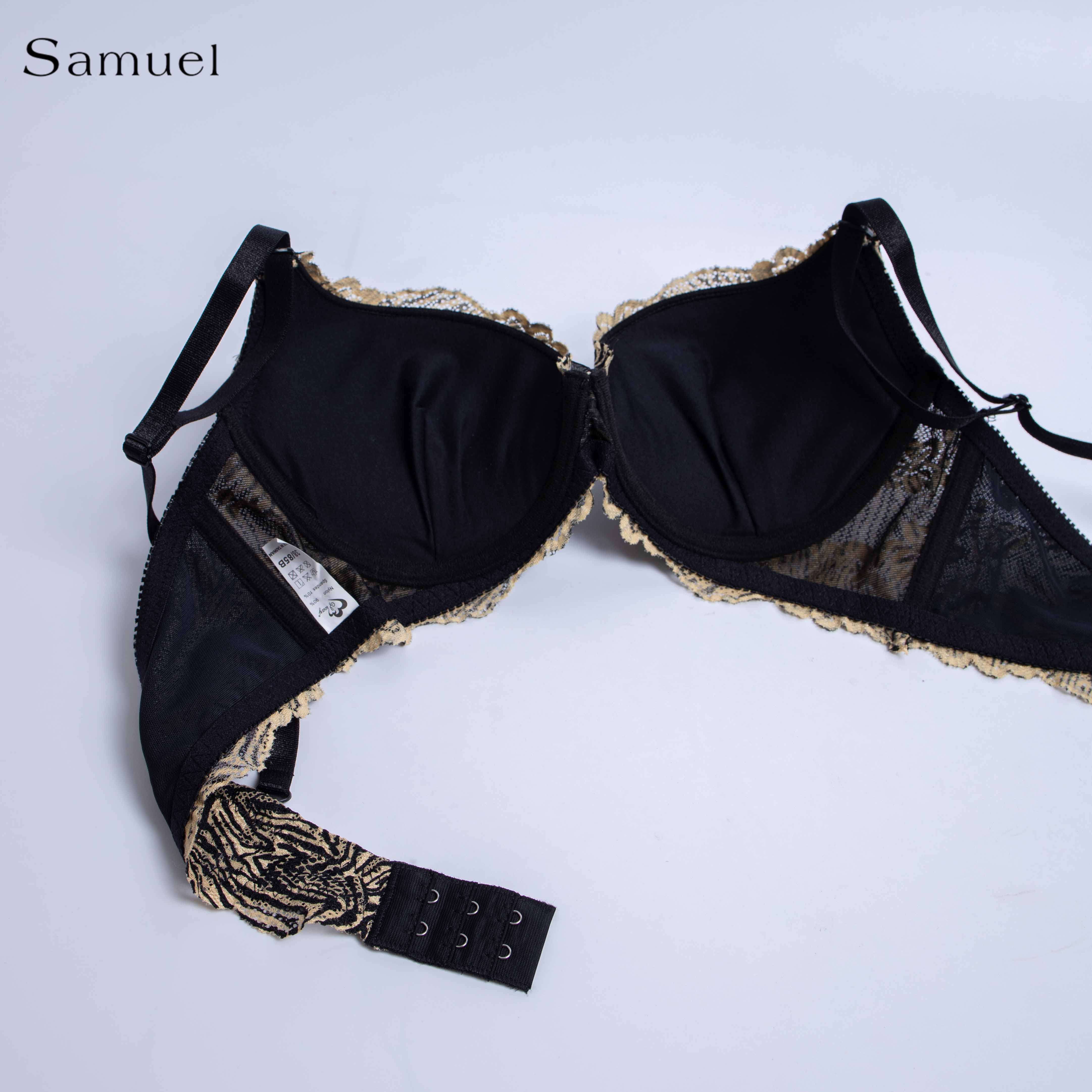 Áo ngực Đài Loan Samuel Zera Da Báo Mút vừa Cá Tính Lót Vải Tactel