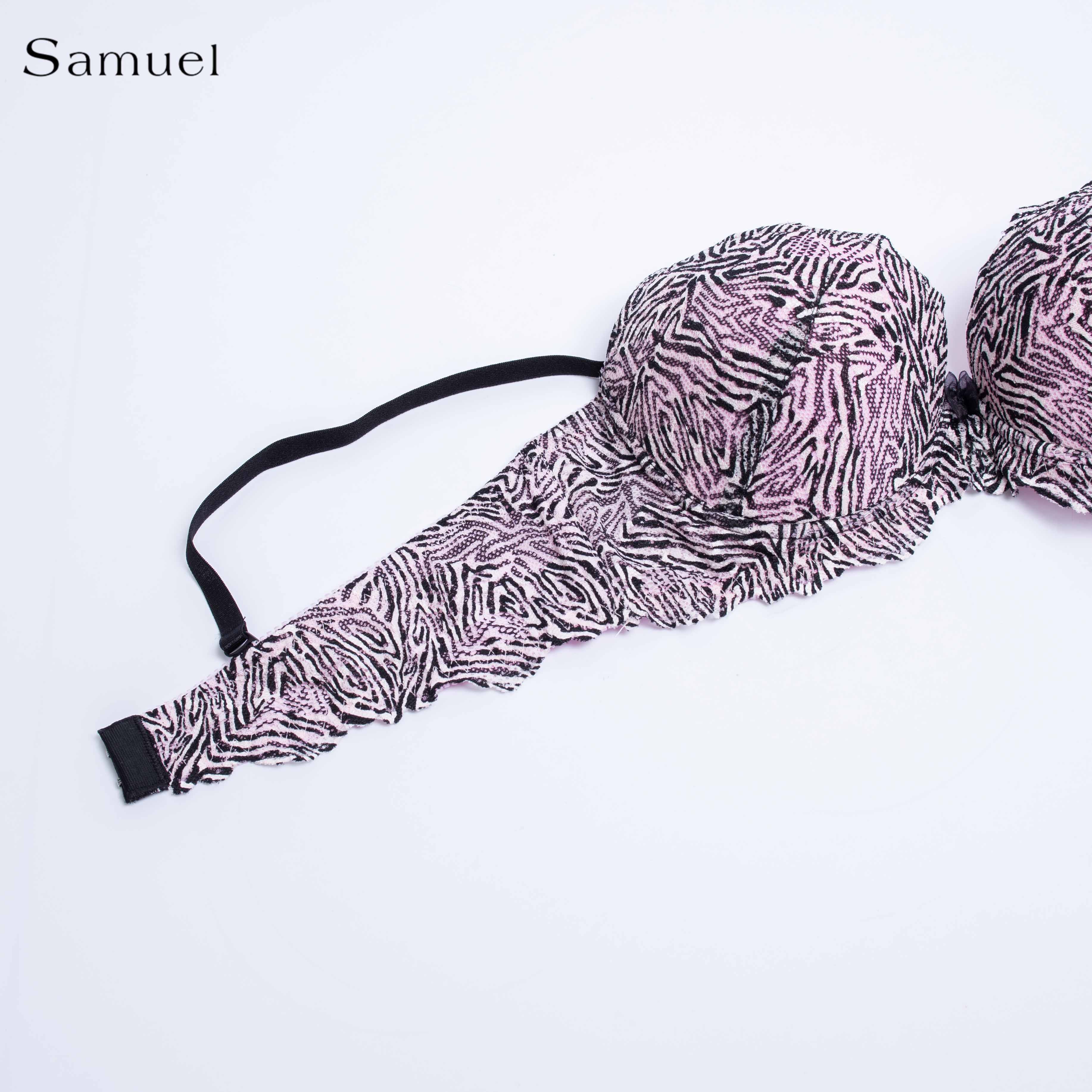 Áo ngực Đài Loan Samuel Zera Da Báo Mút vừa Cá Tính Lót Vải Tactel