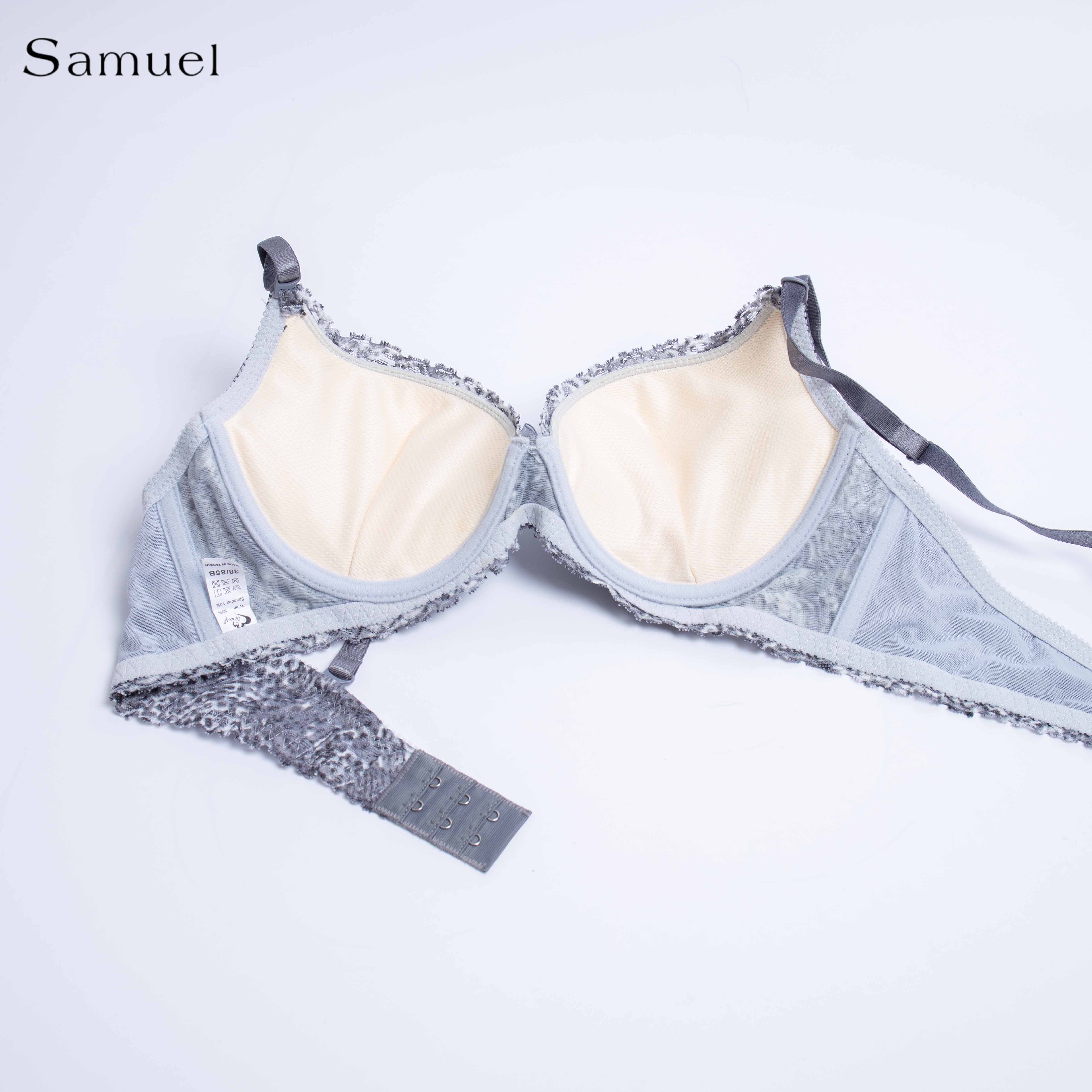 Áo ngực Đài Loan Samuel Zera Da Báo Mút vừa Cá Tính Lót Vải Tactel