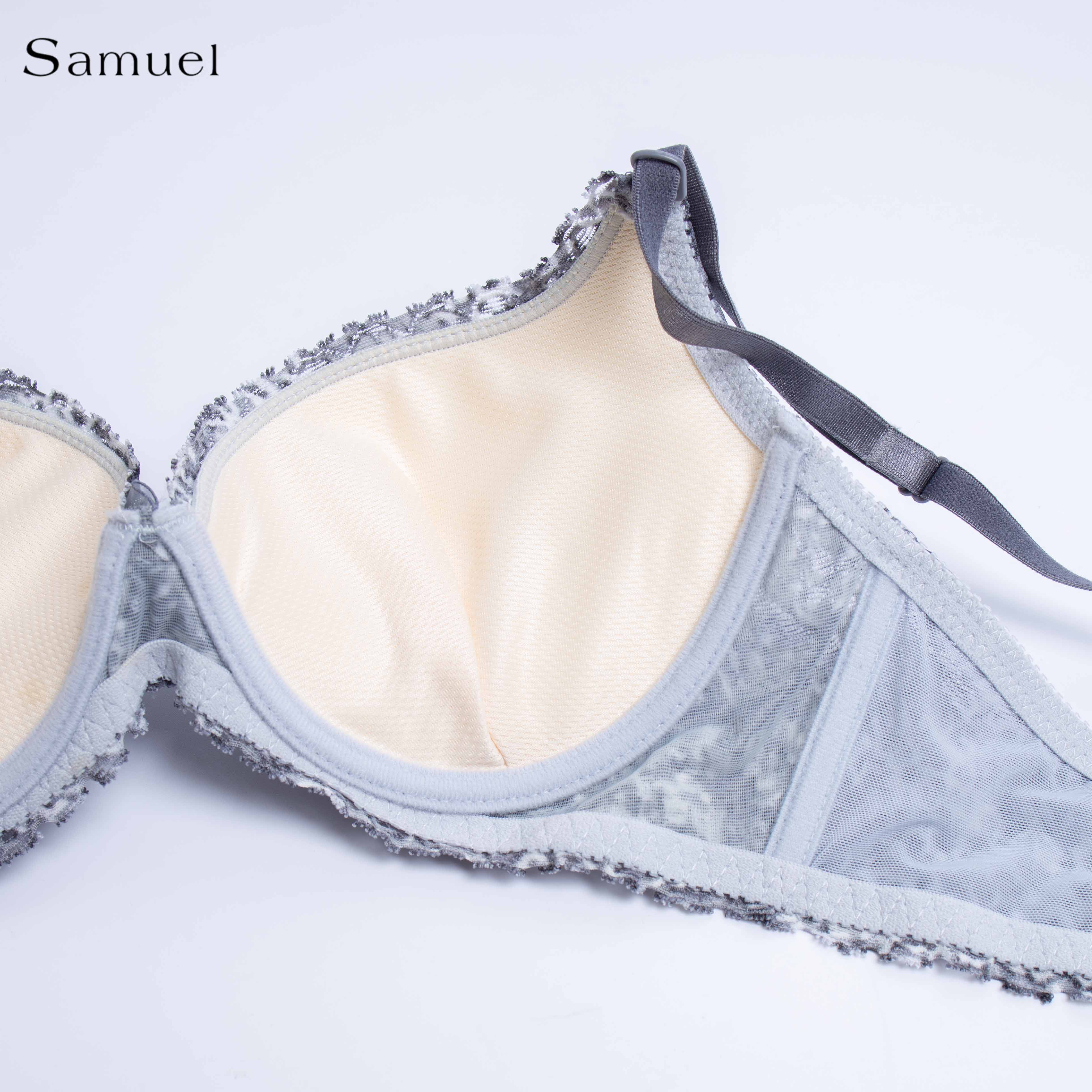 Áo ngực Đài Loan Samuel Zera Da Báo Mút vừa Cá Tính Lót Vải Tactel