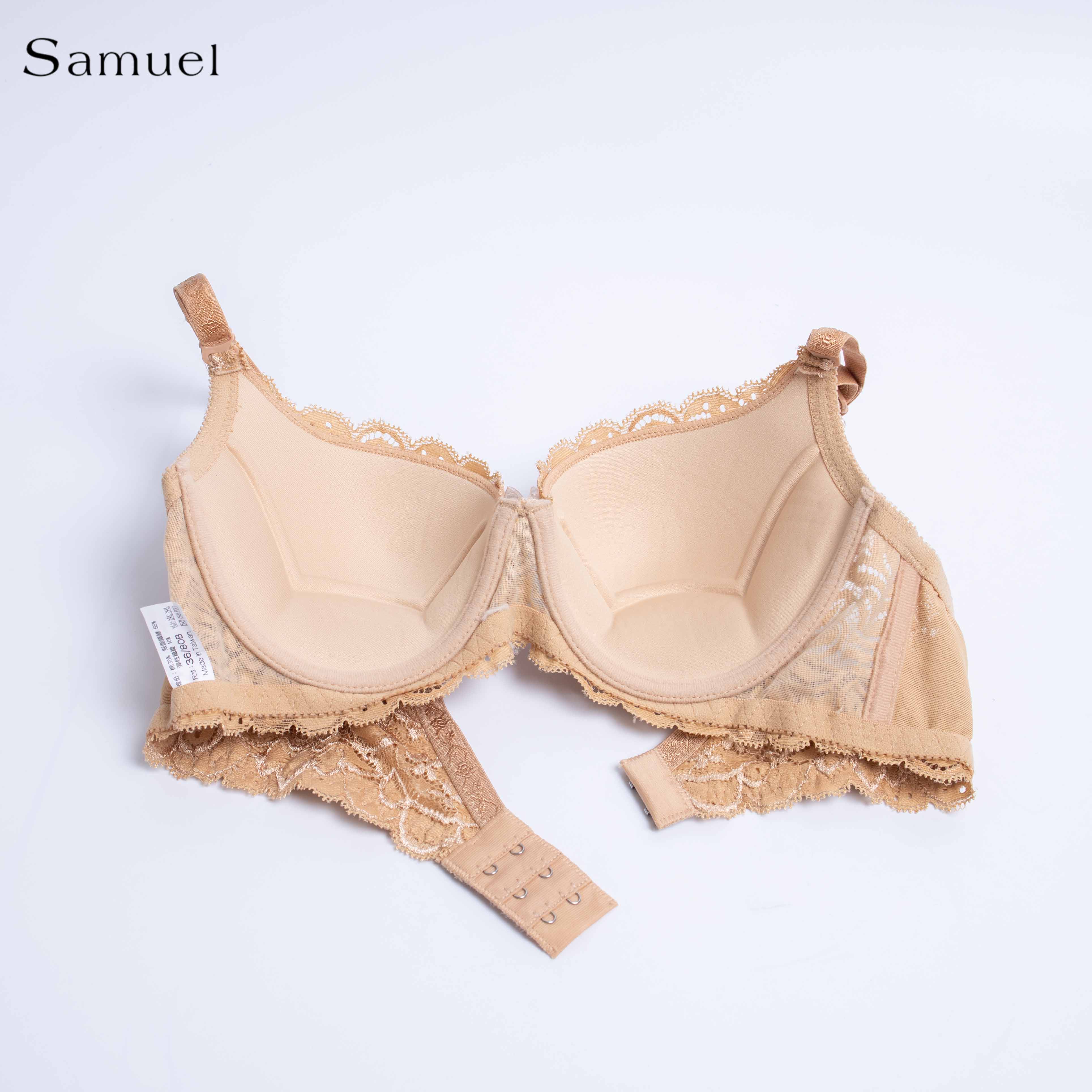 Áo ngực Đài Loan 5792-1 Mút Mỏng Bảng Lưng Nhỏ Cao su Ép Cao Cấp Siêu Mềm Nguyên Ngực