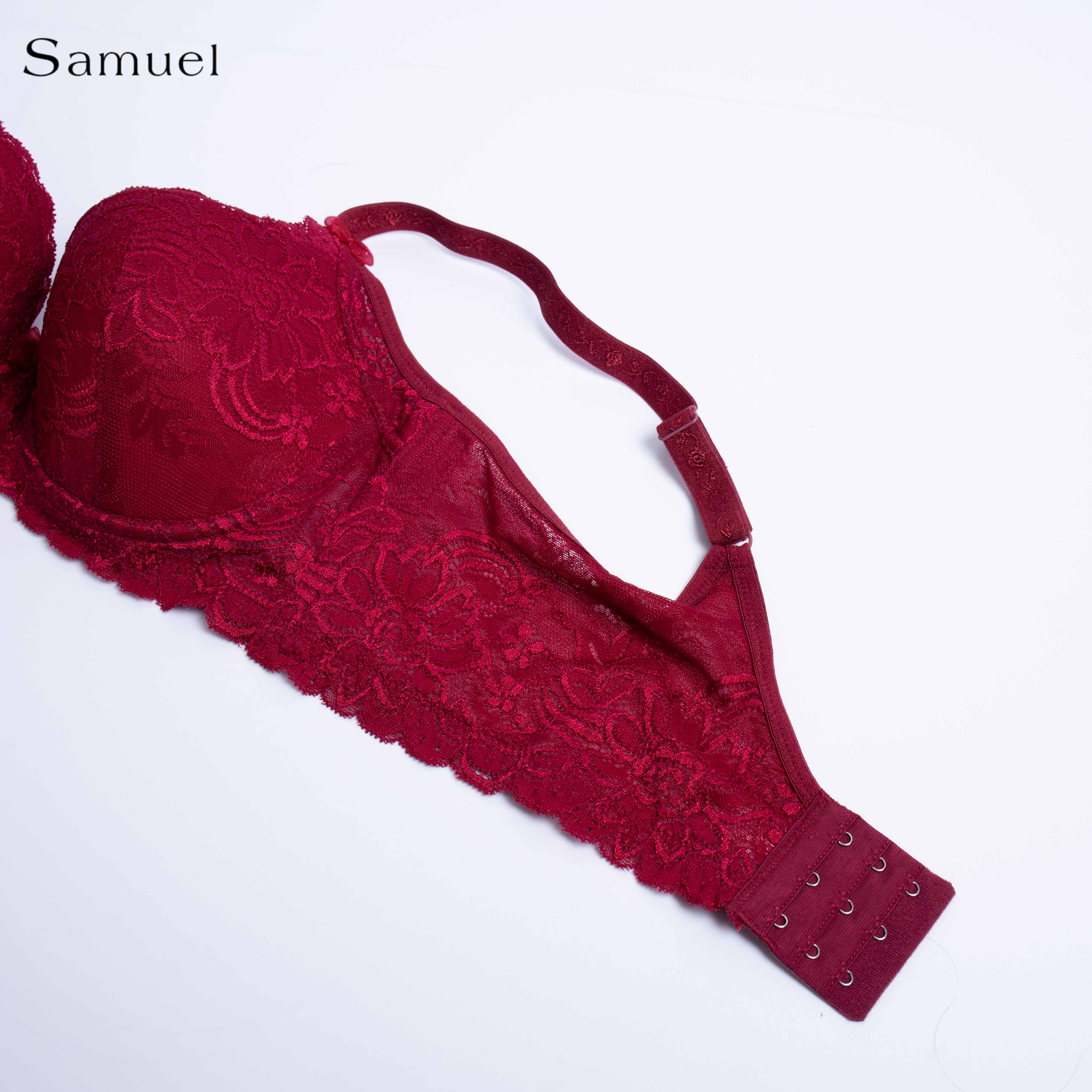 Áo Ngực Đài Loan 5792-3 Ren Mút Mỏng Nguyên Ngực dây liền Bảng lưng lớn ôm gọn chuyên bra ngực lớn và hông có nhiều thịt