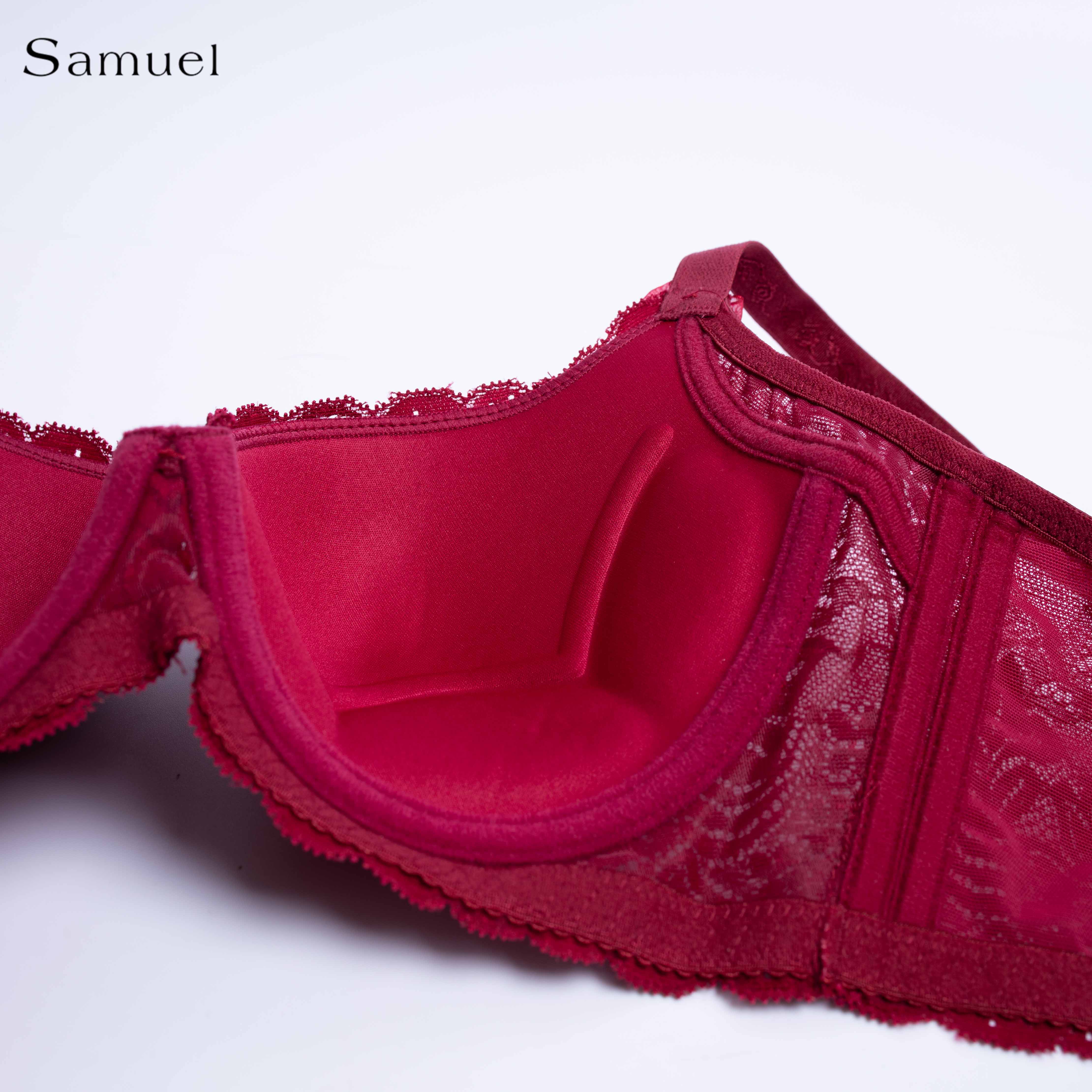 Áo Ngực Đài Loan 5792-3 Ren Mút Mỏng Nguyên Ngực dây liền Bảng lưng lớn ôm gọn chuyên bra ngực lớn và hông có nhiều thịt