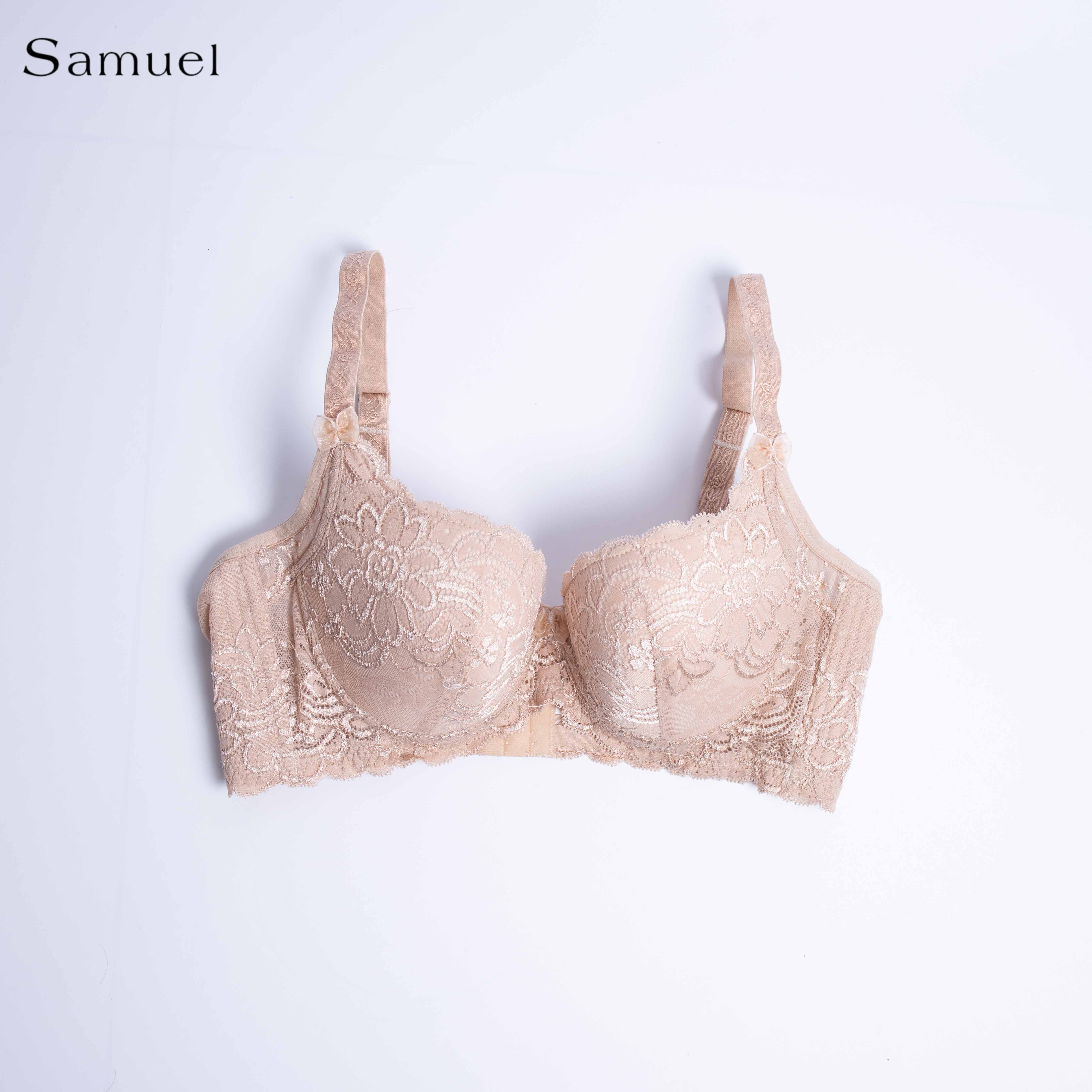 Áo Ngực Đài Loan 5792-3 Ren Mút Mỏng Nguyên Ngực dây liền Bảng lưng lớn ôm gọn chuyên bra ngực lớn và hông có nhiều thịt