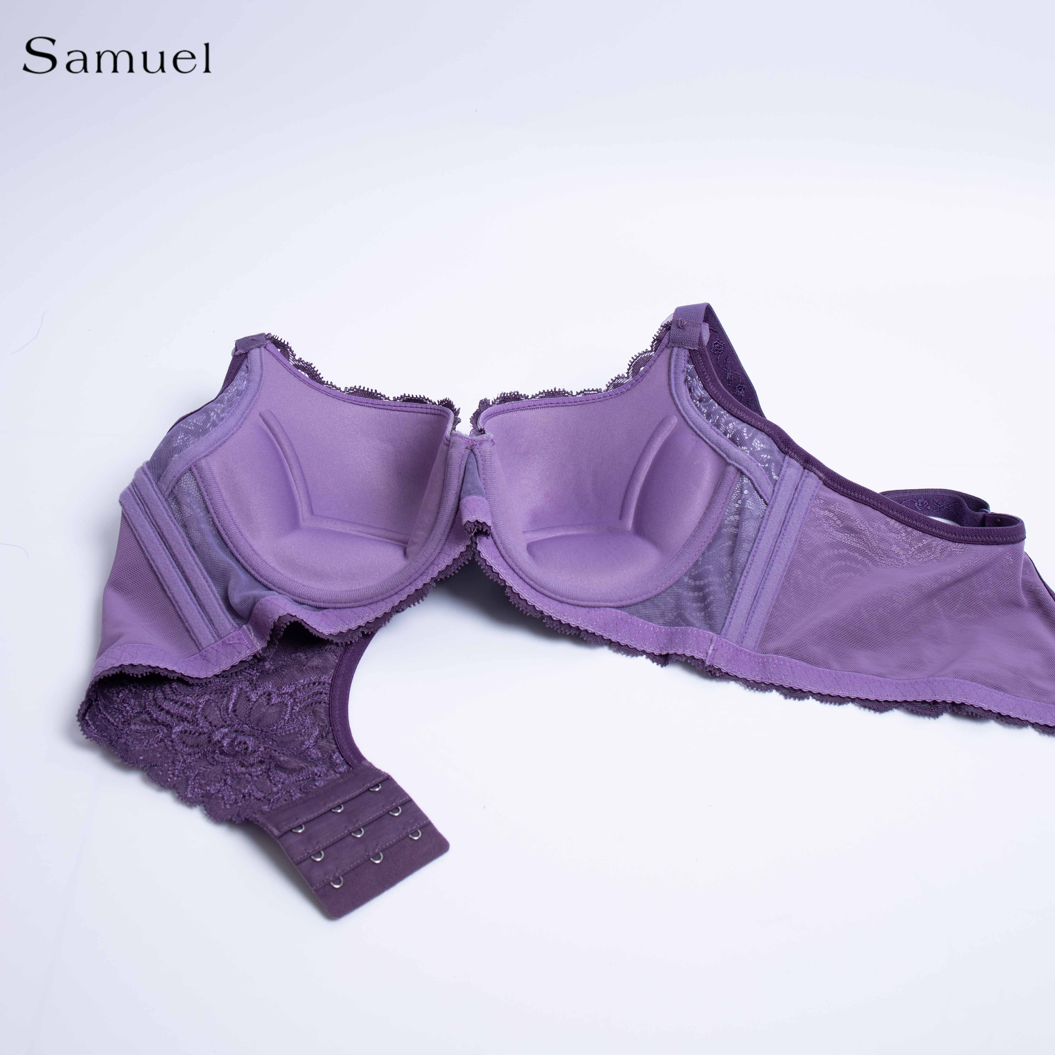 Áo Ngực Đài Loan 5792-3 Ren Mút Mỏng Nguyên Ngực dây liền Bảng lưng lớn ôm gọn chuyên bra ngực lớn và hông có nhiều thịt