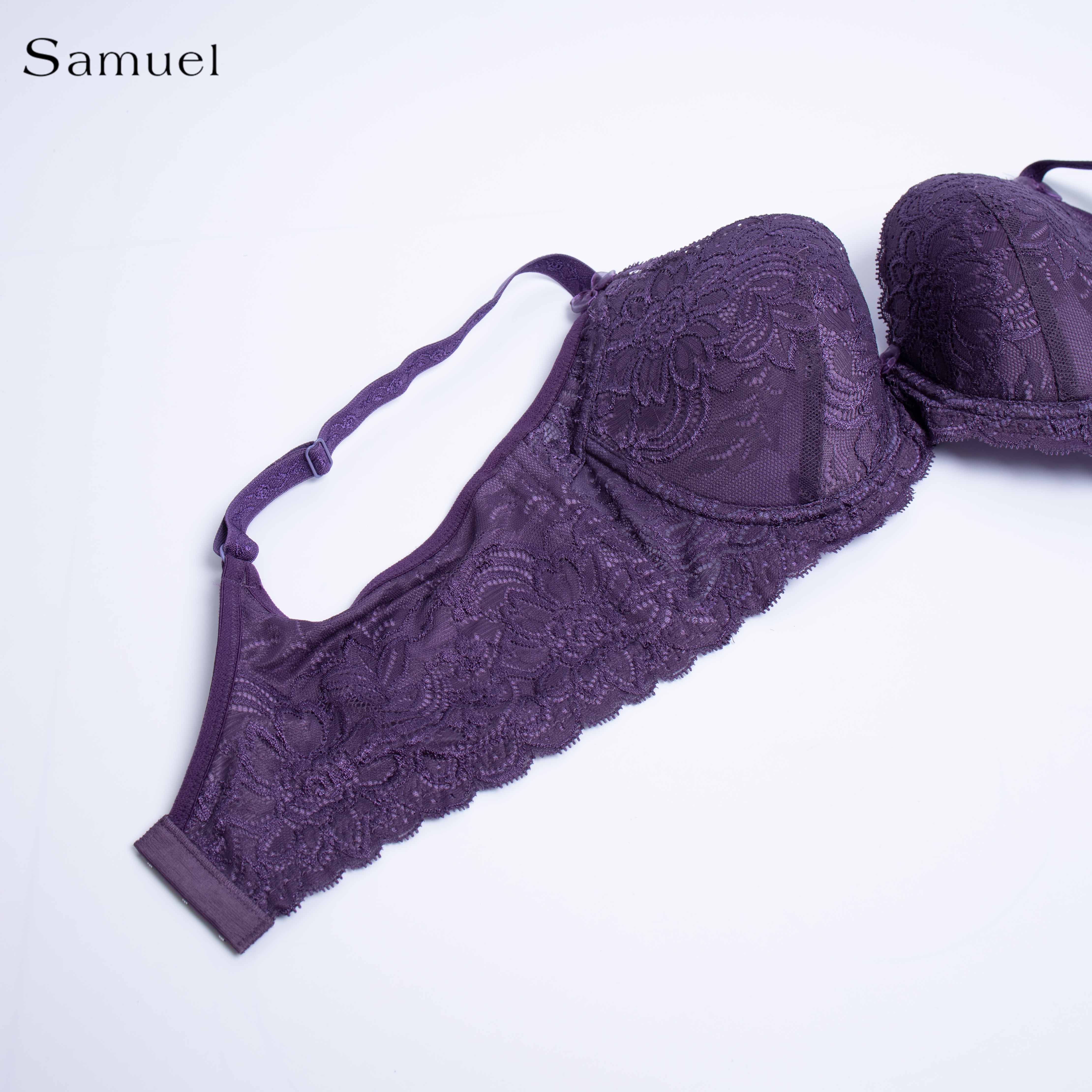 Áo Ngực Đài Loan 5792-3 Ren Mút Mỏng Nguyên Ngực dây liền Bảng lưng lớn ôm gọn chuyên bra ngực lớn và hông có nhiều thịt