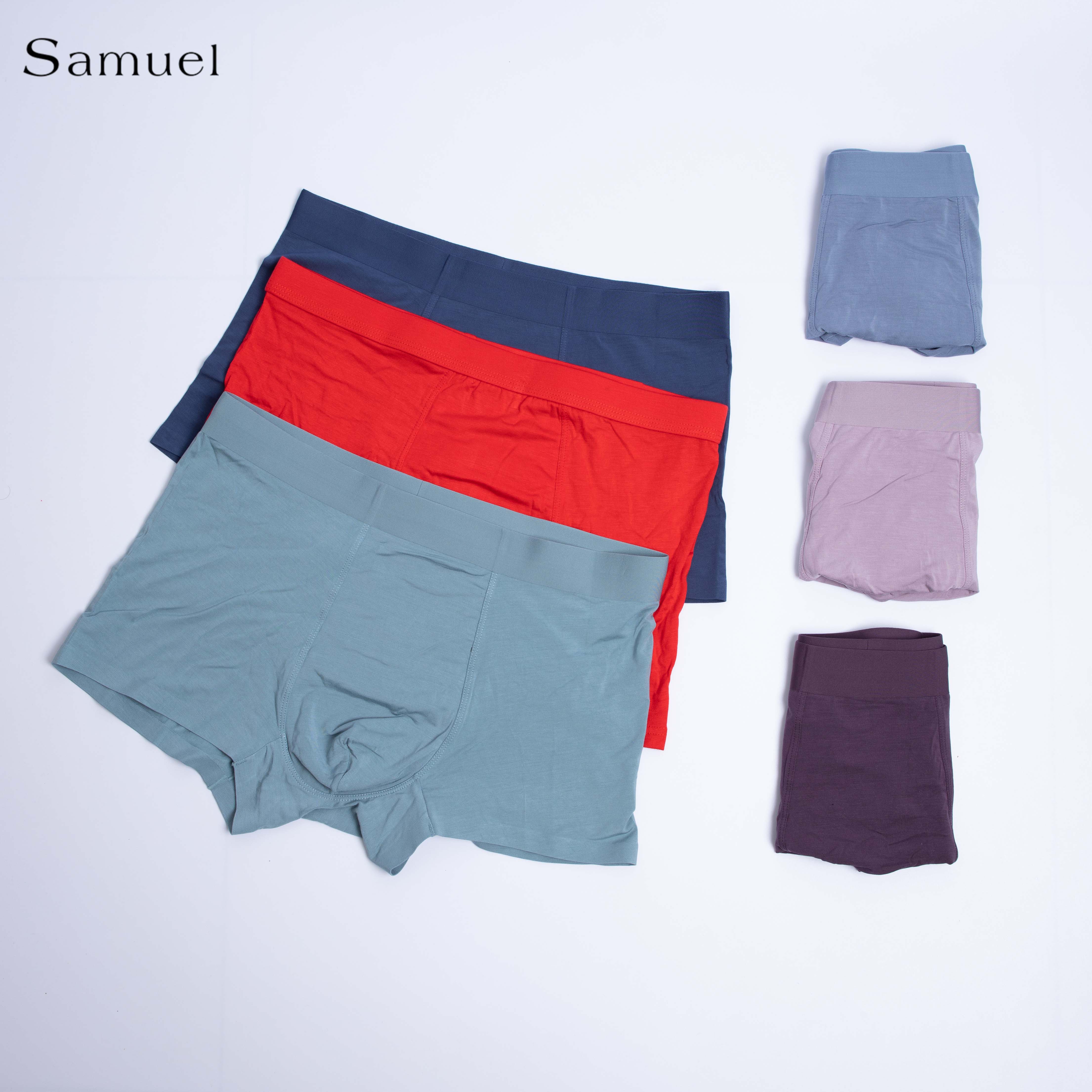 Quần Lót Đùi Nam Đài Loan Cao cấp Tencel Trơn