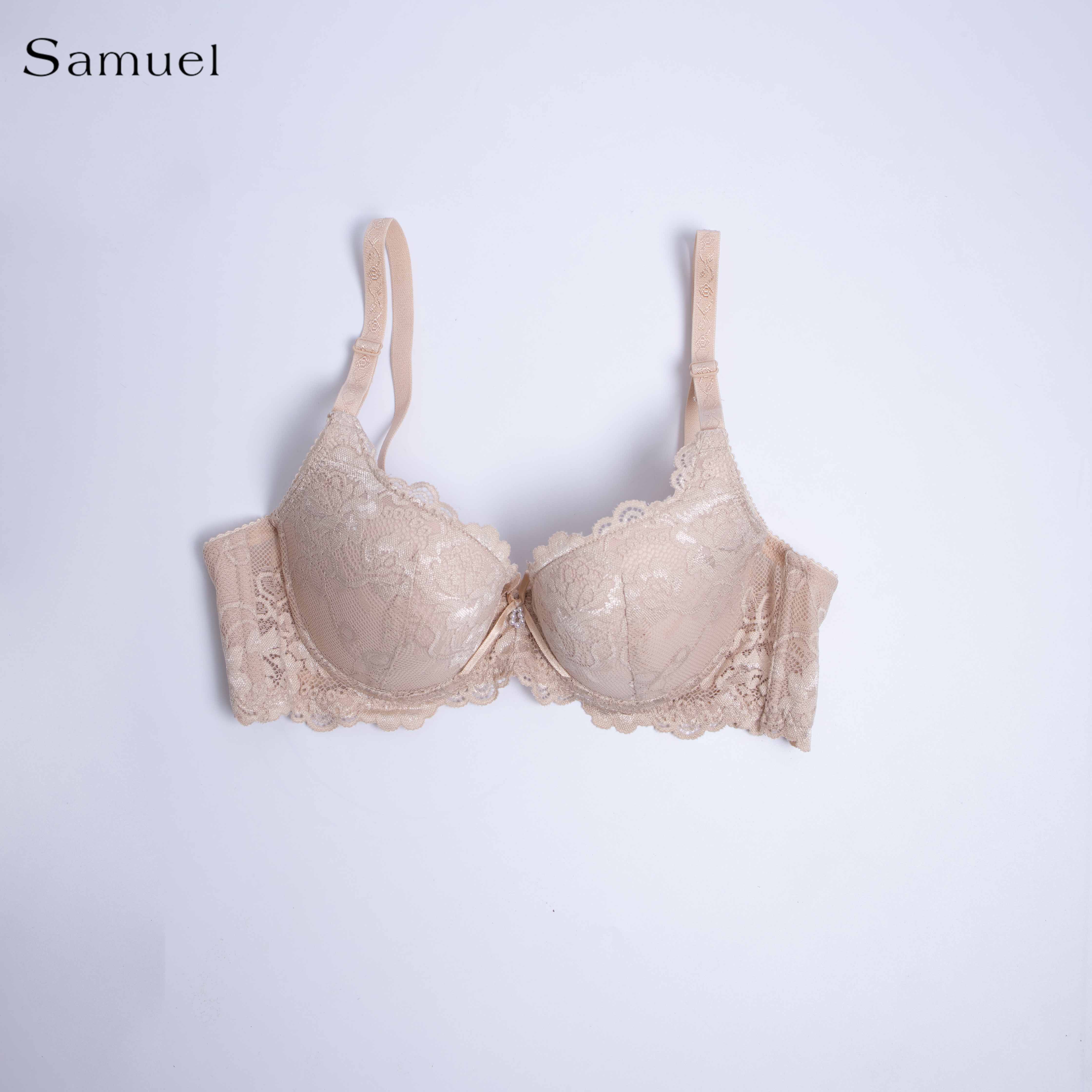 【Jade】Samuel Áo ngực Đài Loan Mút Nanobon Ép Mỏng Ren ( Da)