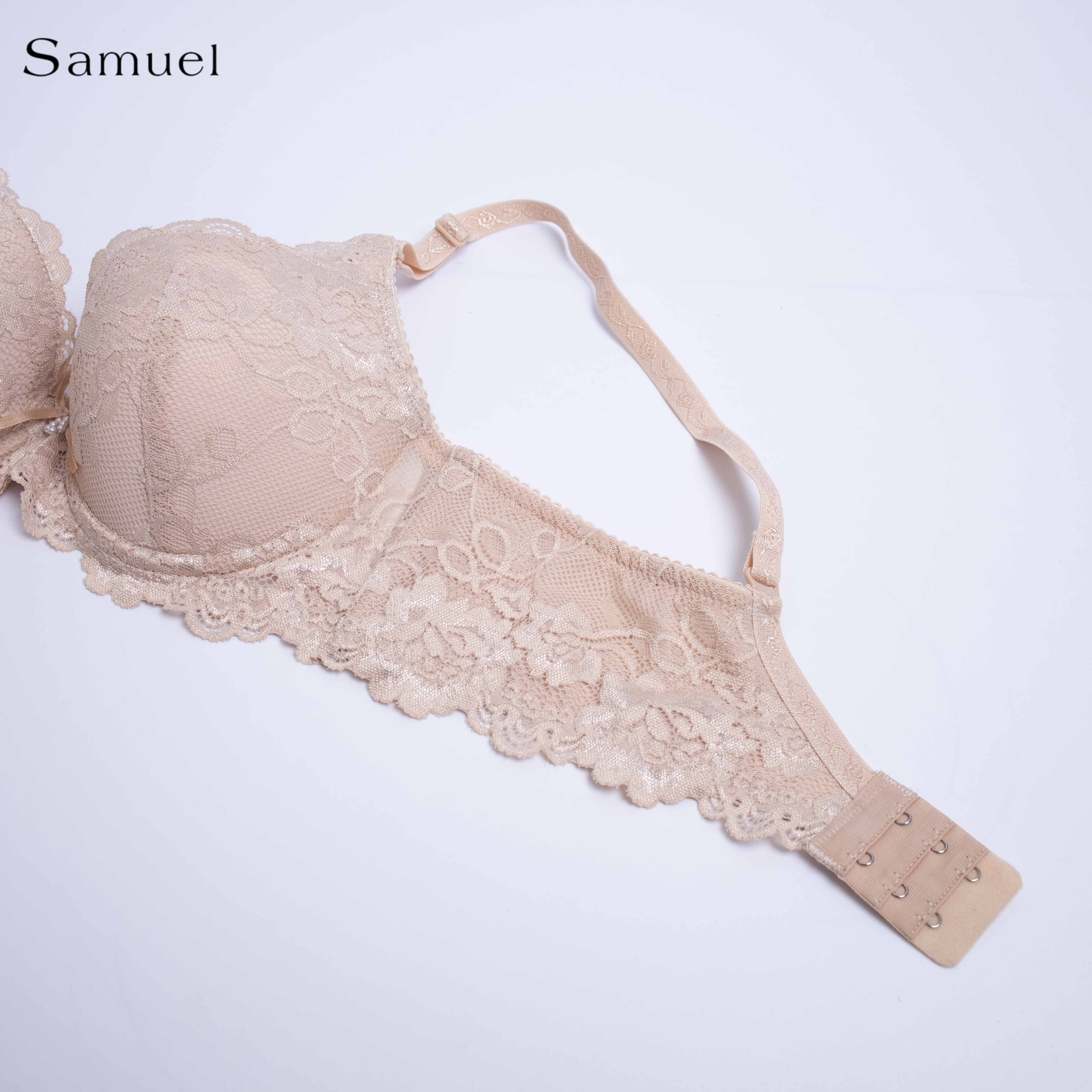 【Jade】Samuel Áo ngực Đài Loan Mút Nanobon Ép Mỏng Ren ( Da)