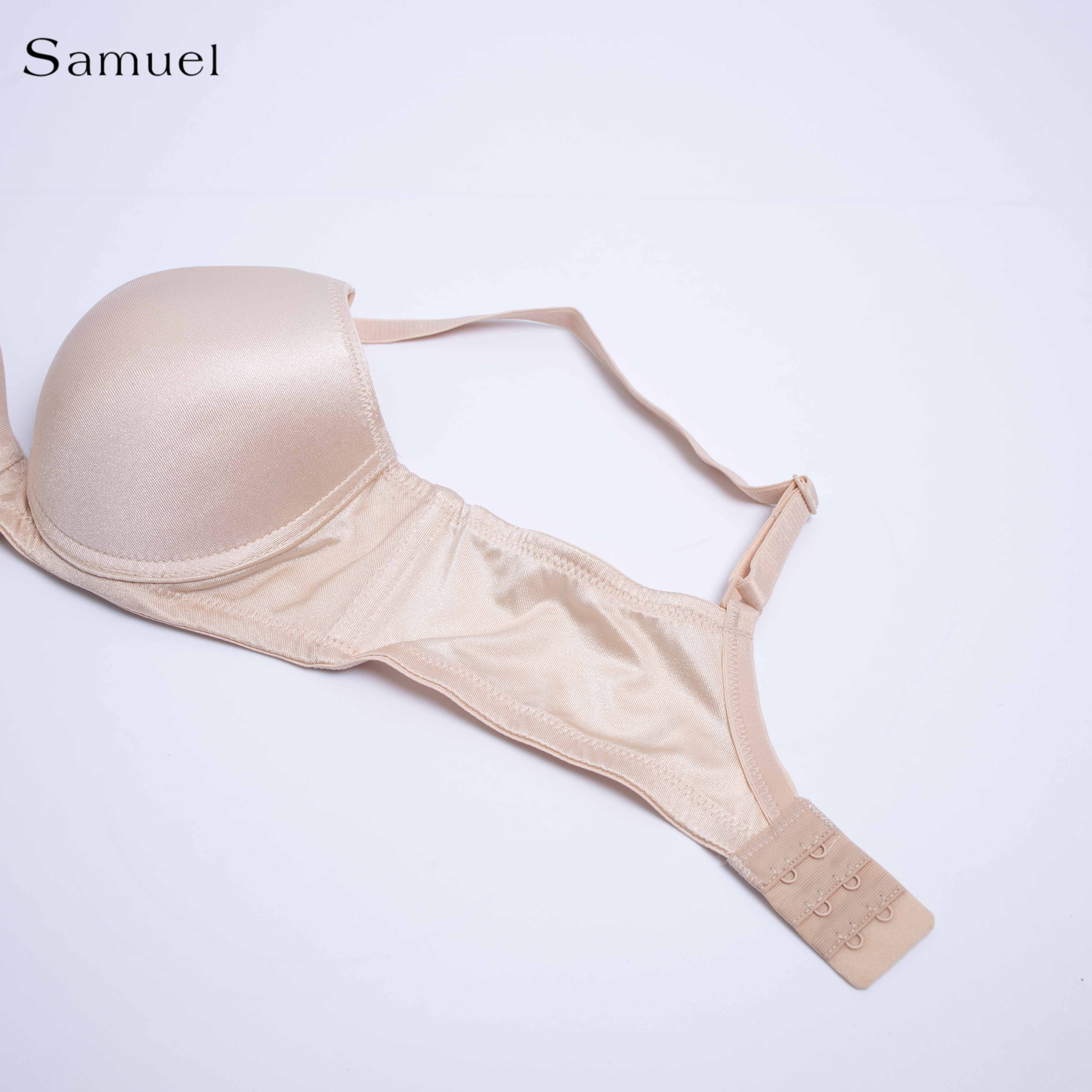 【 Sana 】Samuel Áo ngực T-shirt Đài Loan Cúp Trơn ( Màu Da )