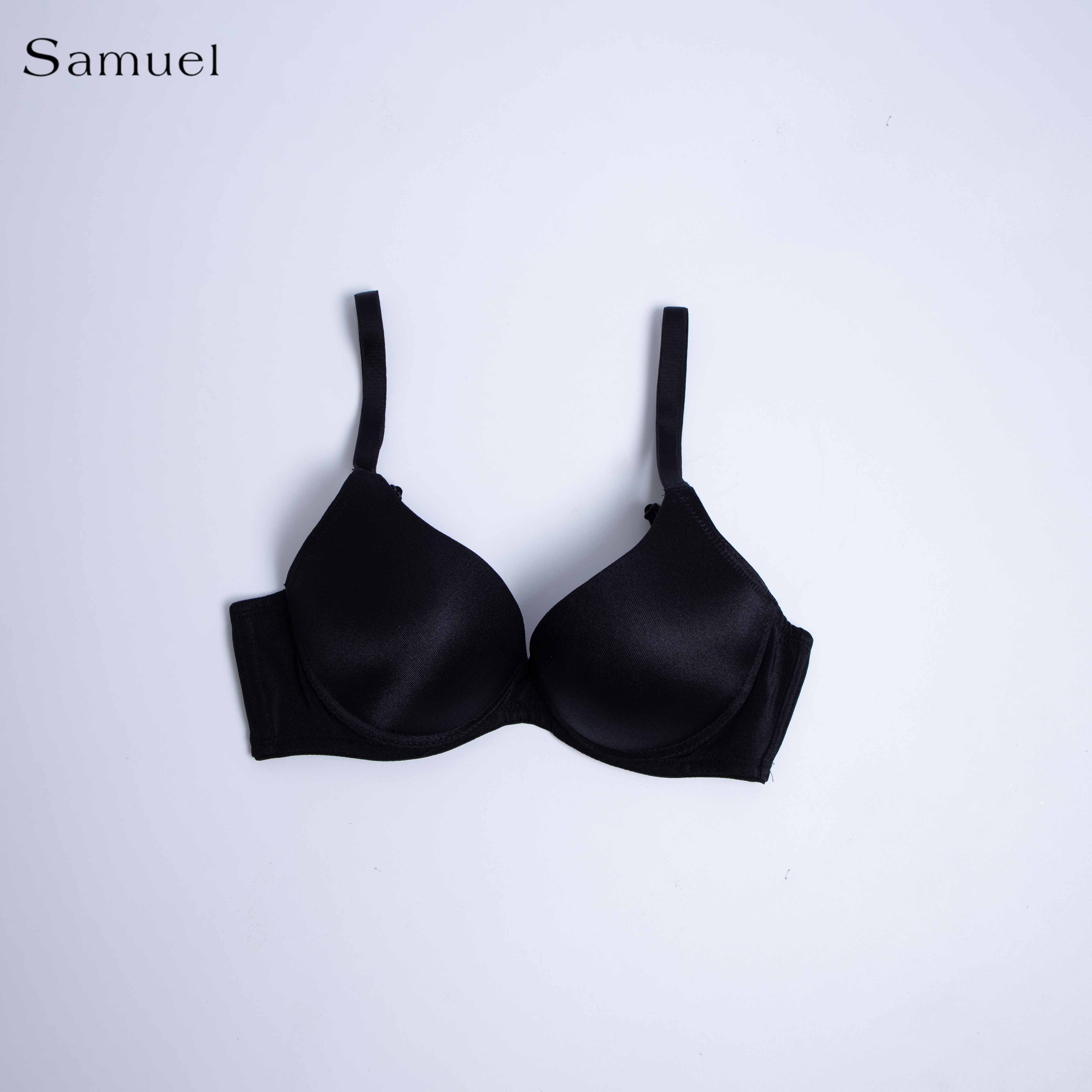 Áo Ngực Satin Trơn Bảng Lưng Nhỏ Mút vừa Đài Loan 9058