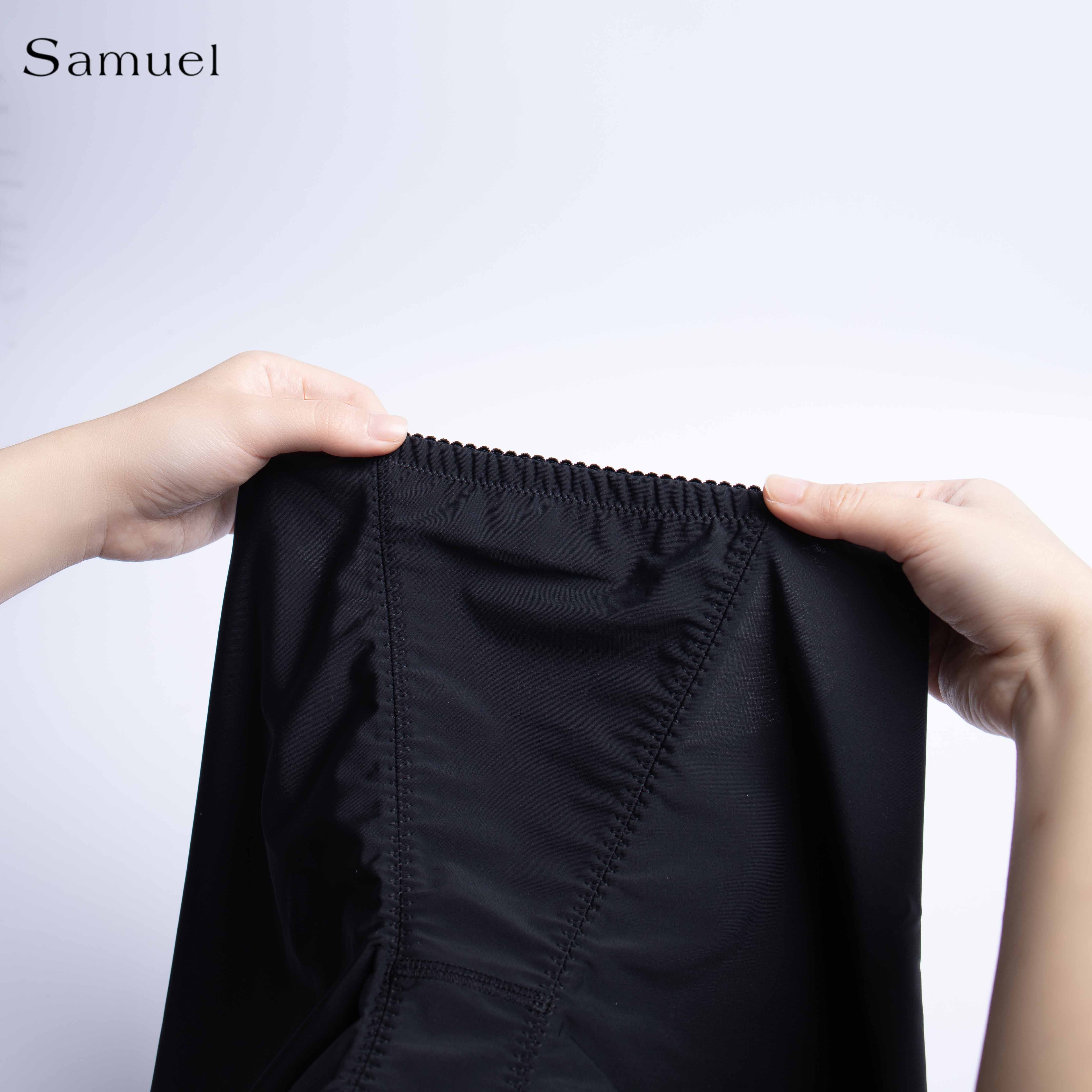 Quần Gen Đùi Đài Loan 535 Lưng Cao Ngang Rốn Ôm Bụng Săn Mông vải Su Cao Cấp 20% Spandex siêu co giãn Gen không  đường viền