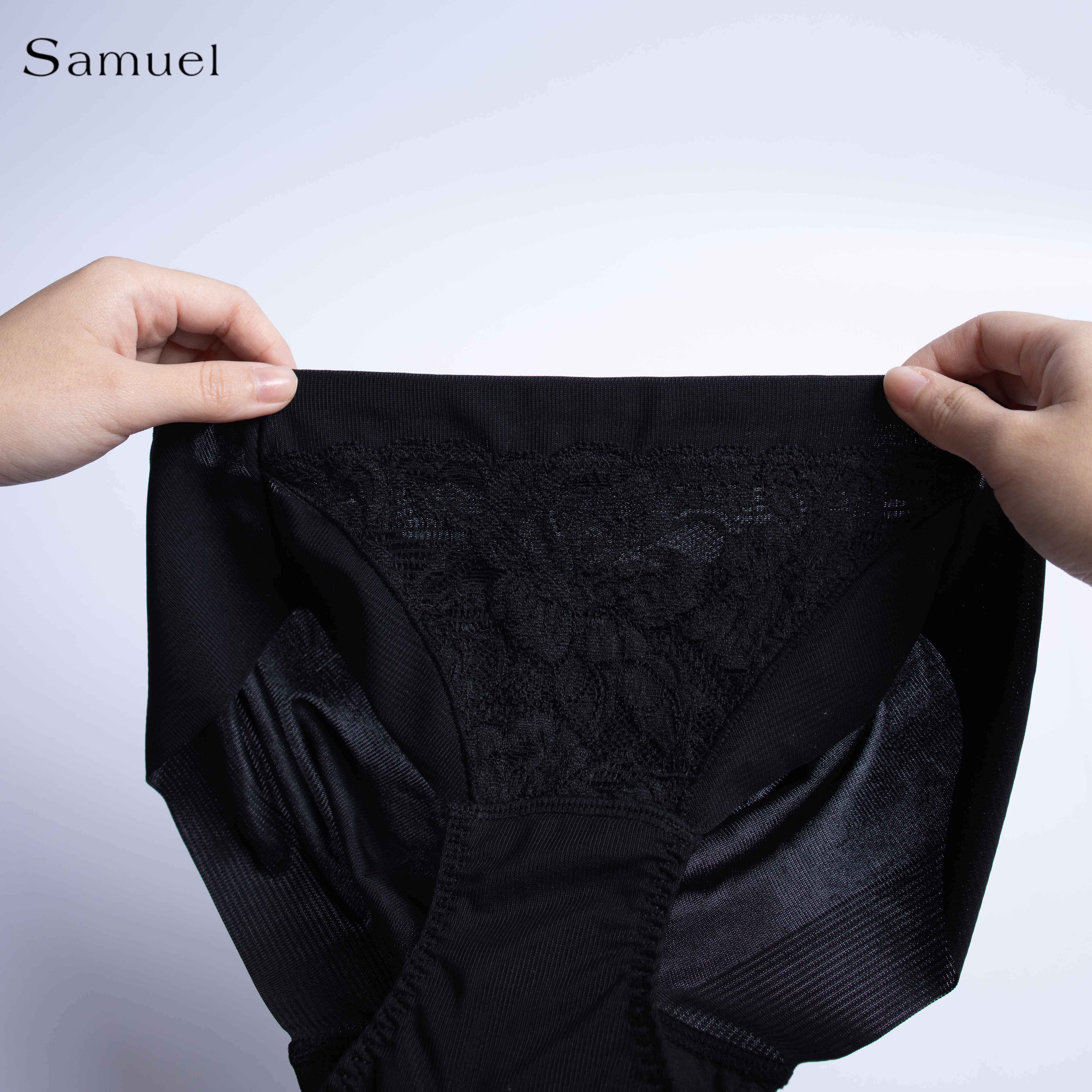 Samuel Quần lót nữ Đài Loan cao cấp Ture mặt trước thêu hoa hồng