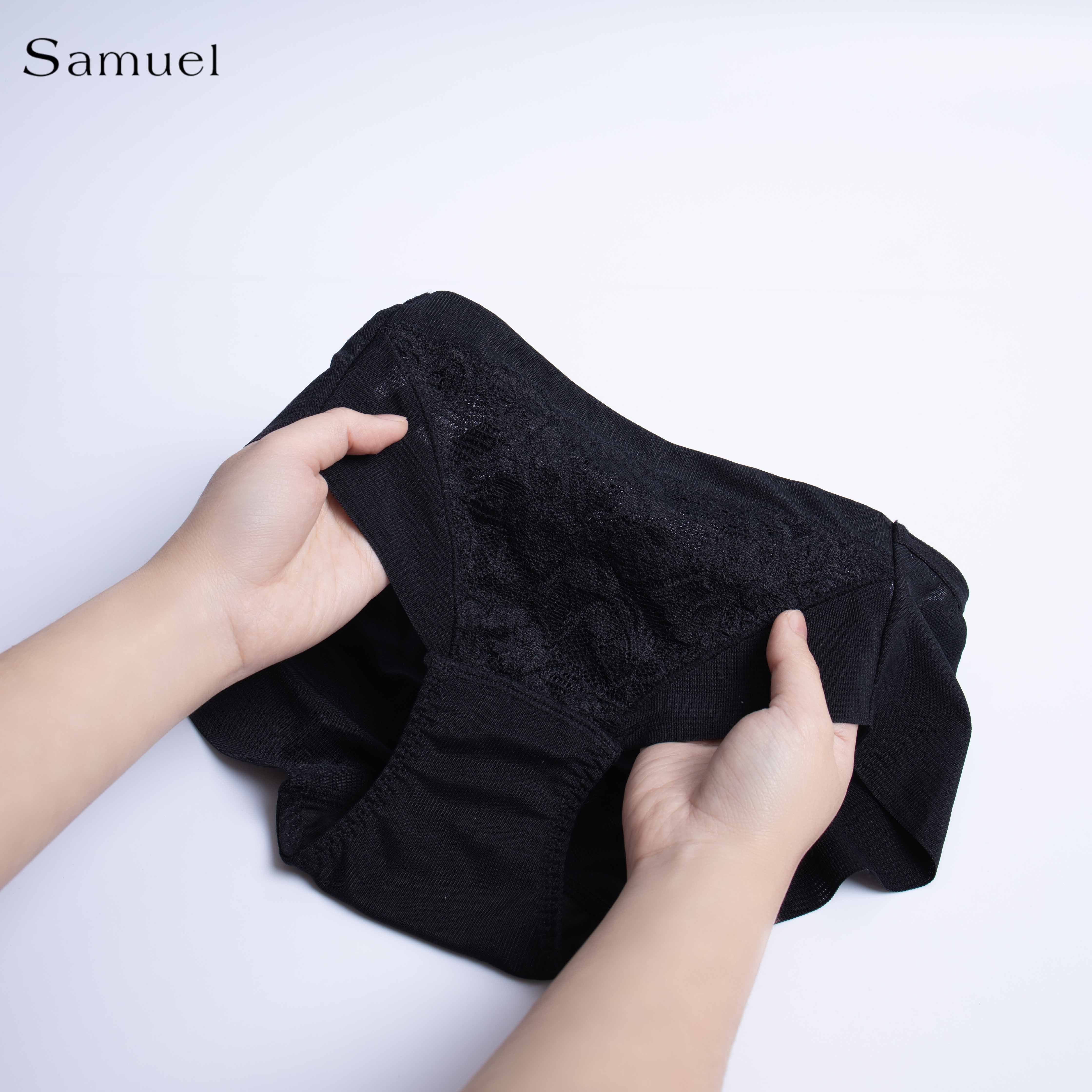 Samuel Quần lót nữ Đài Loan cao cấp Ture mặt trước thêu hoa hồng