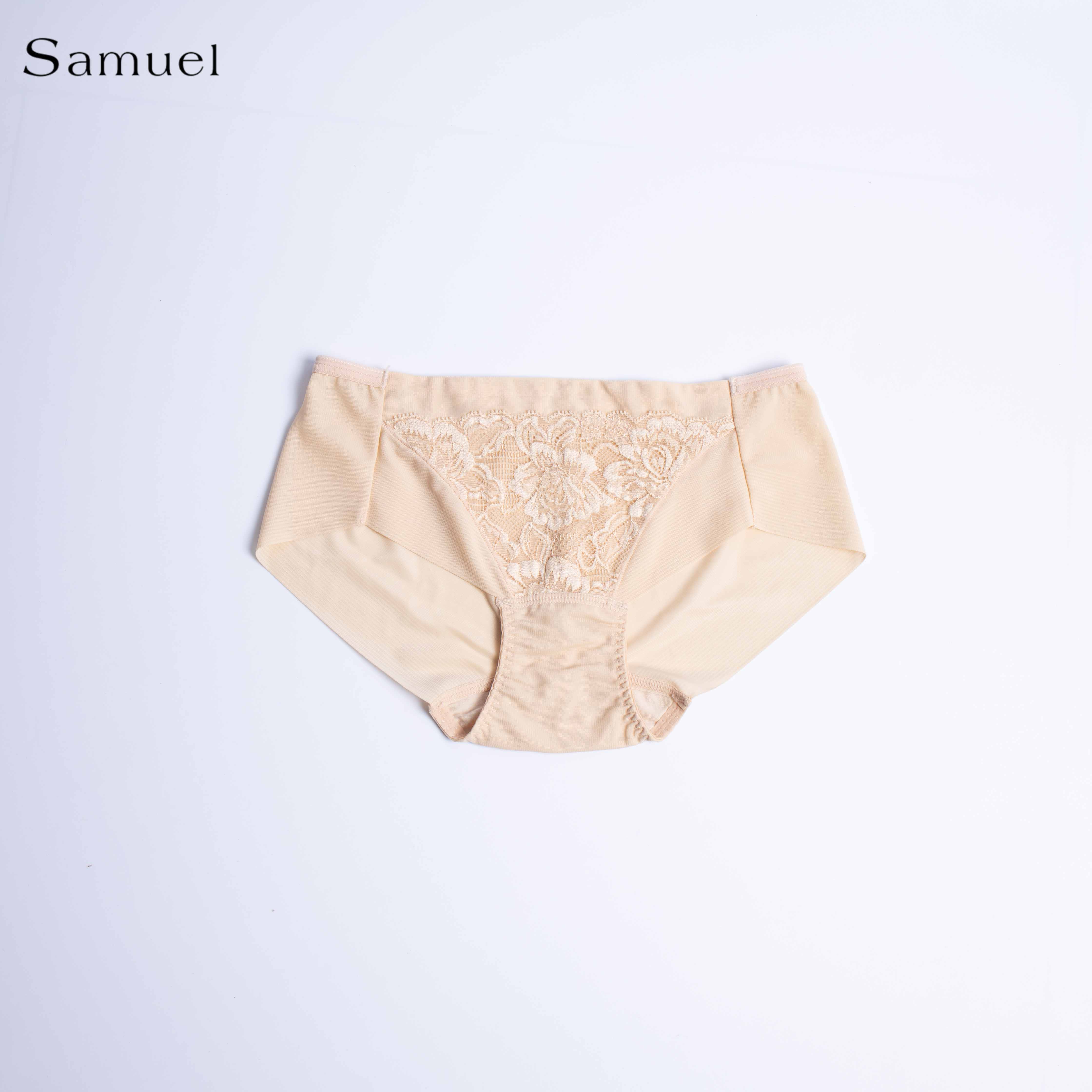 Samuel Quần lót nữ Đài Loan cao cấp Ture mặt trước thêu hoa hồng