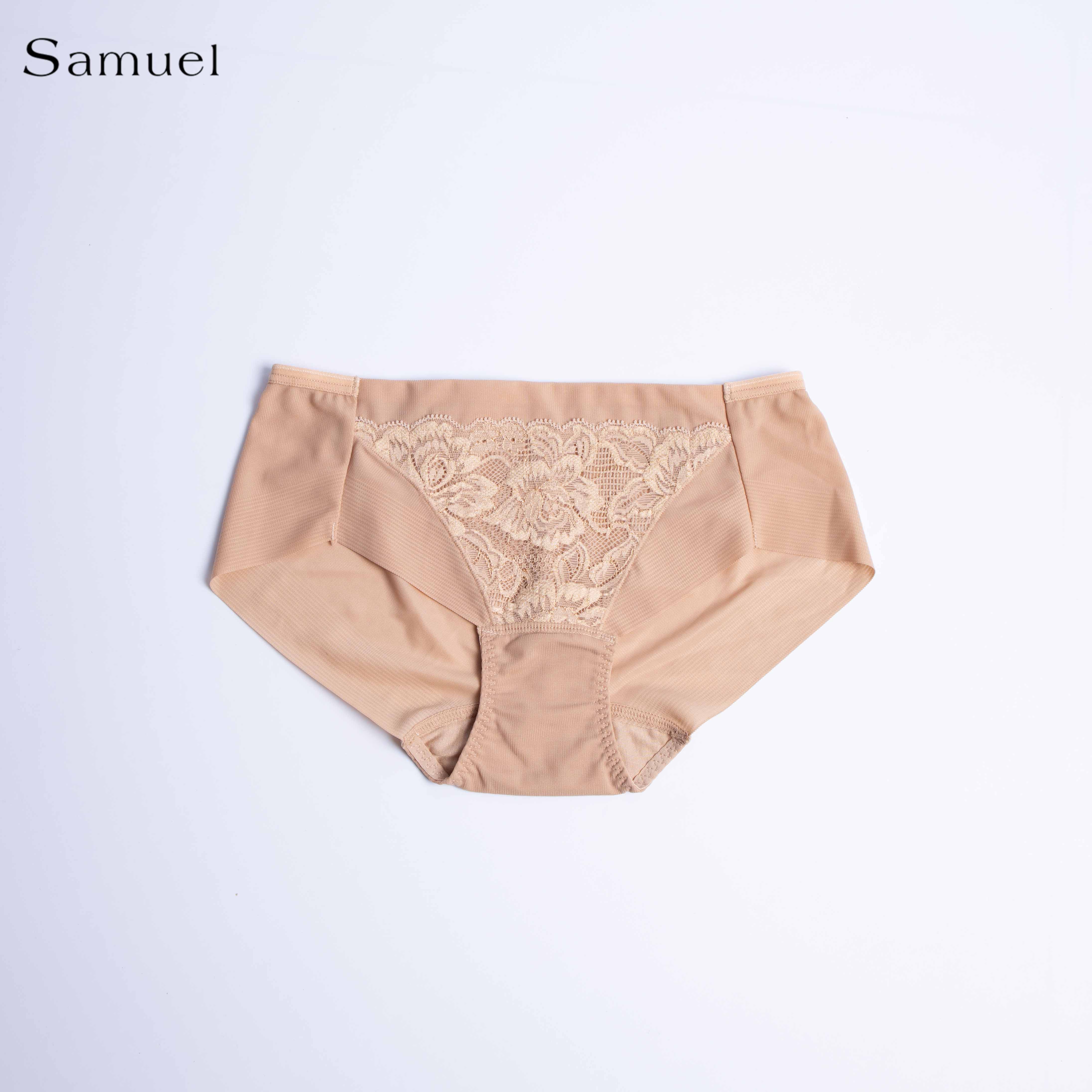 Samuel Quần lót nữ Đài Loan cao cấp Ture mặt trước thêu hoa hồng