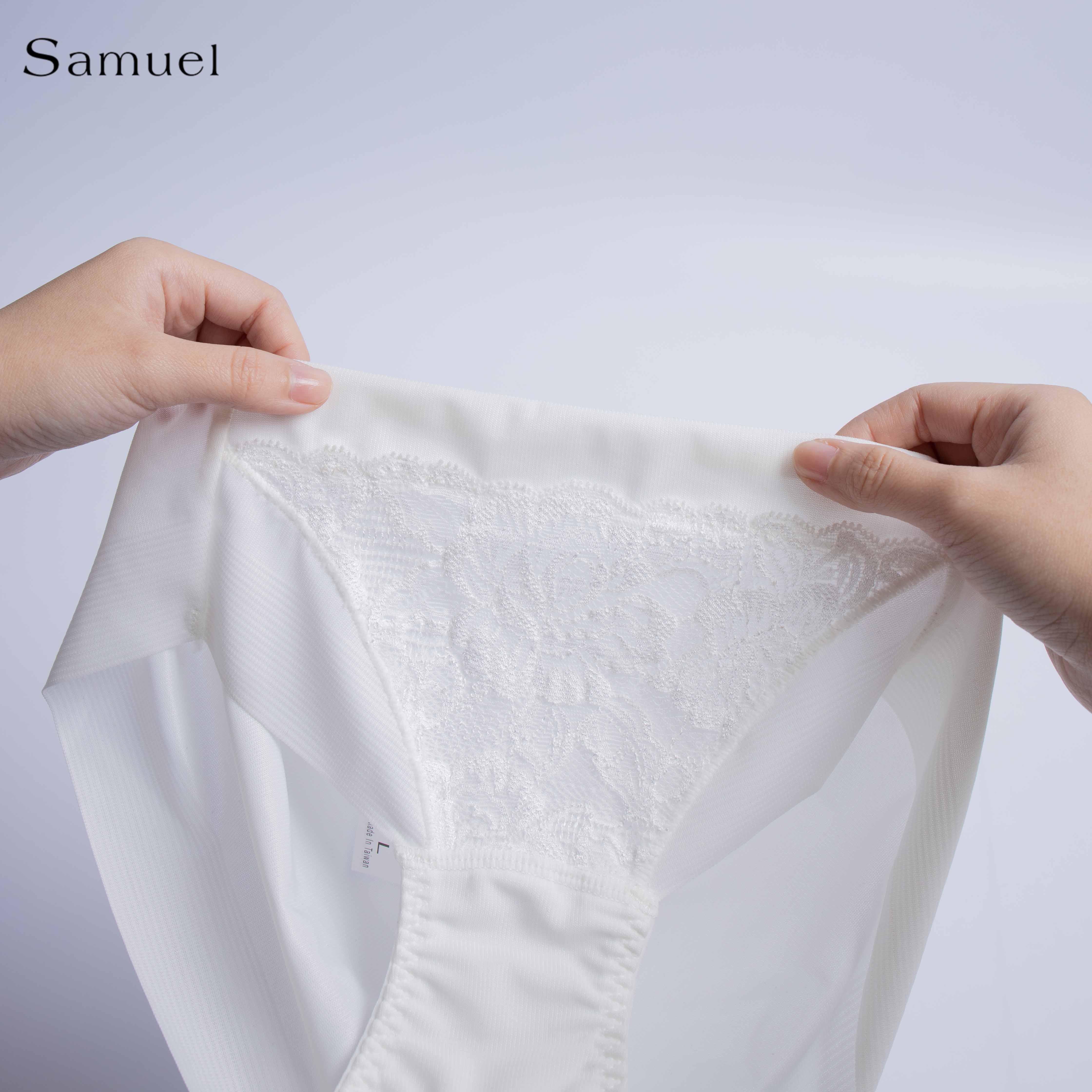 Samuel Quần lót nữ Đài Loan cao cấp Ture mặt trước thêu hoa hồng