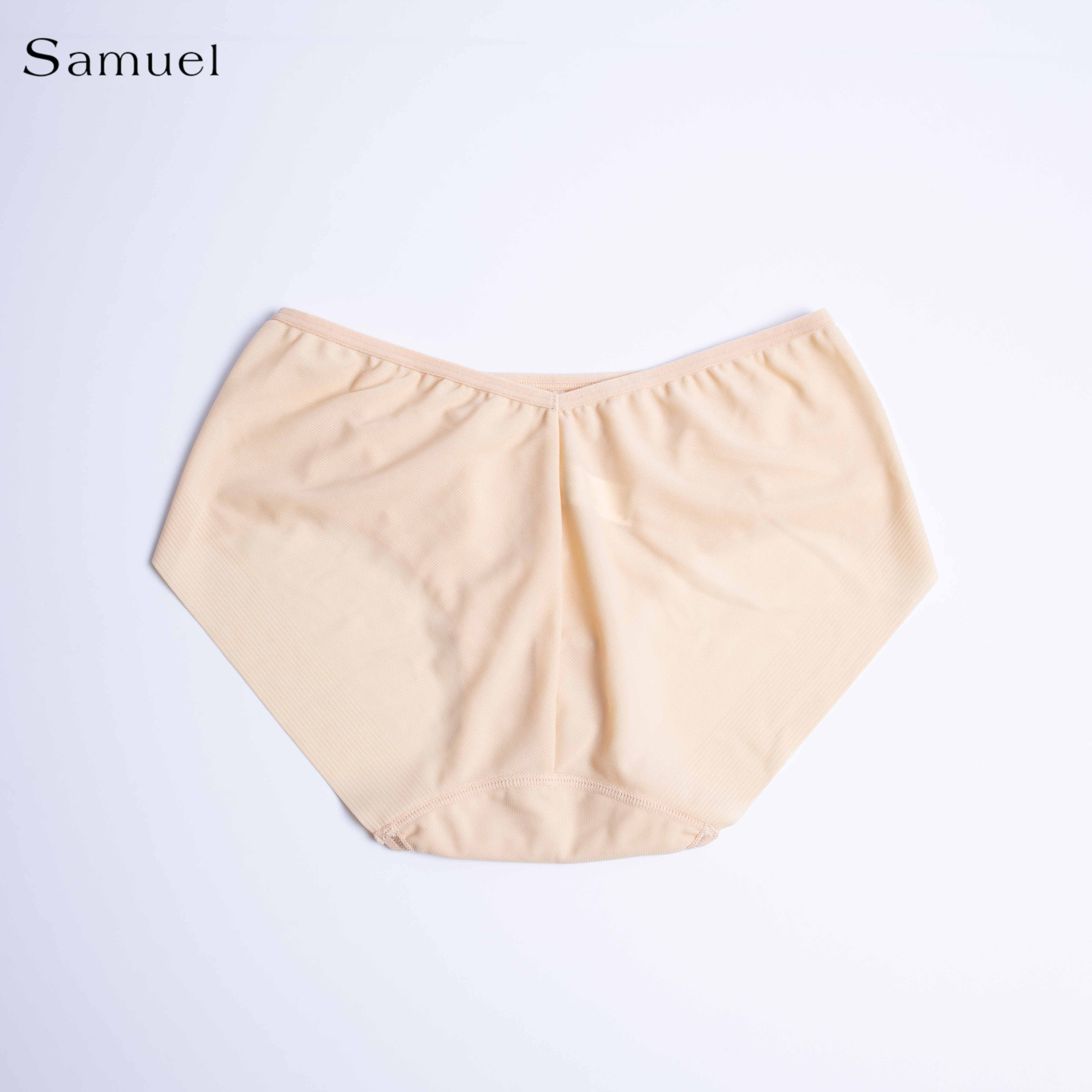 Quần lót Đài Loan Lưng cao Trơn phối Ren Samuel PANSY 505